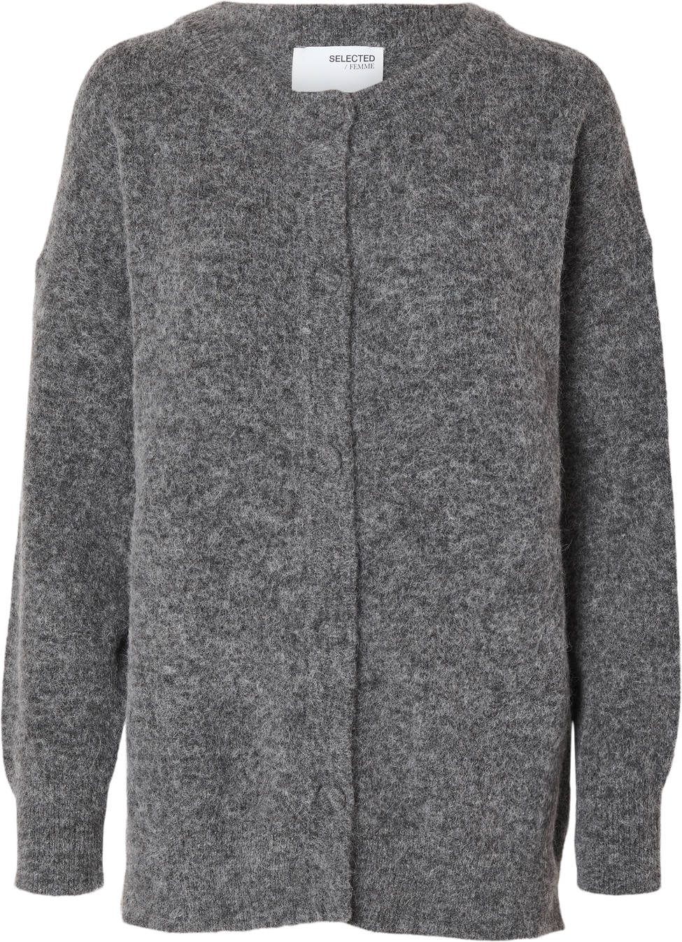 Slfsia Ras Alpaca Blend Knit Long Cardigan