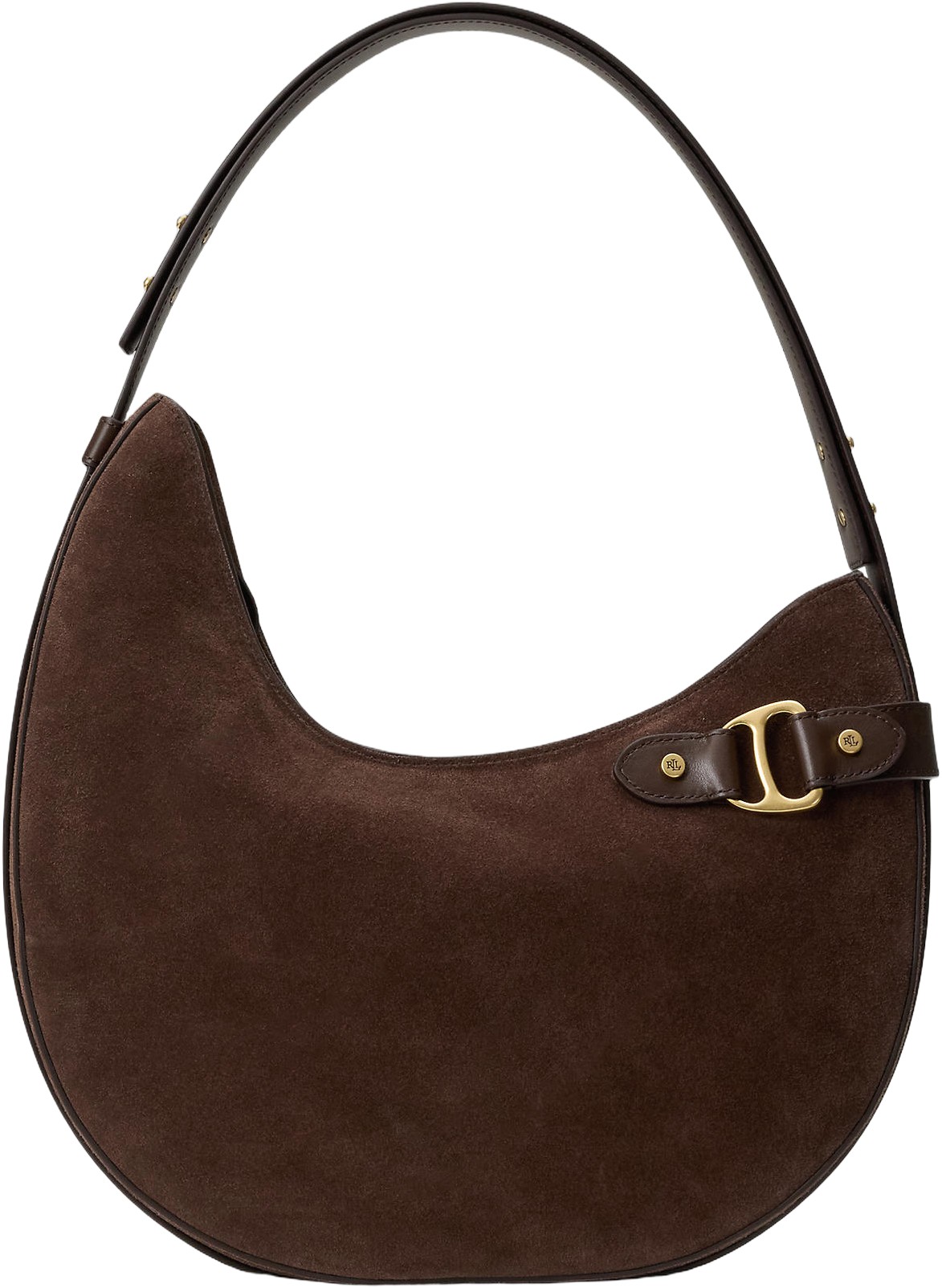 Suede Large Tasha Shoulder Bag
