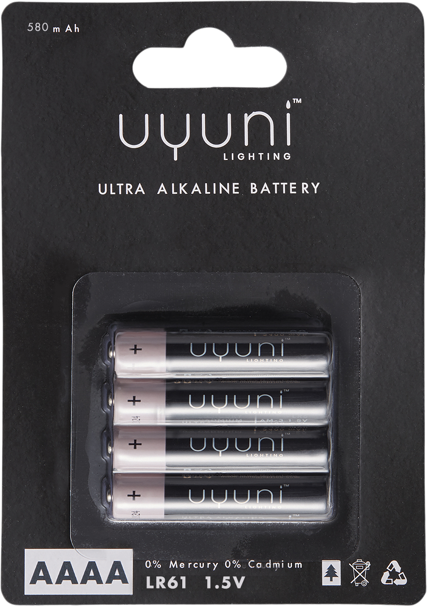 Aaaa Battery, 1,5V, 580mah 4 Pack