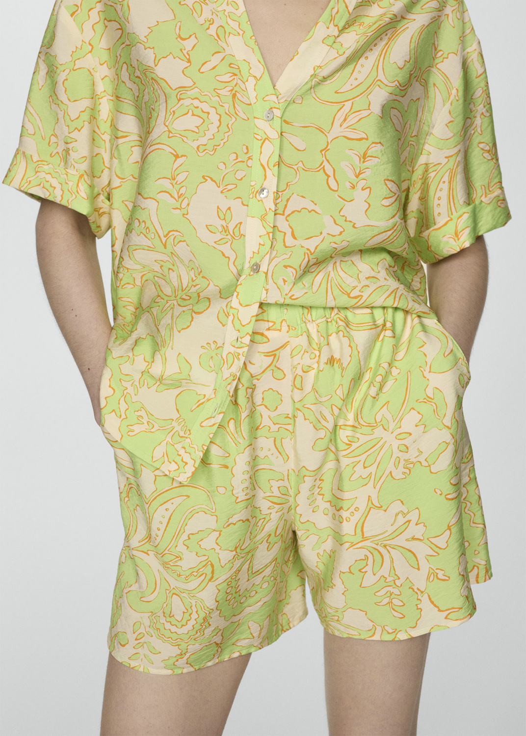 Printed Fluid Shorts