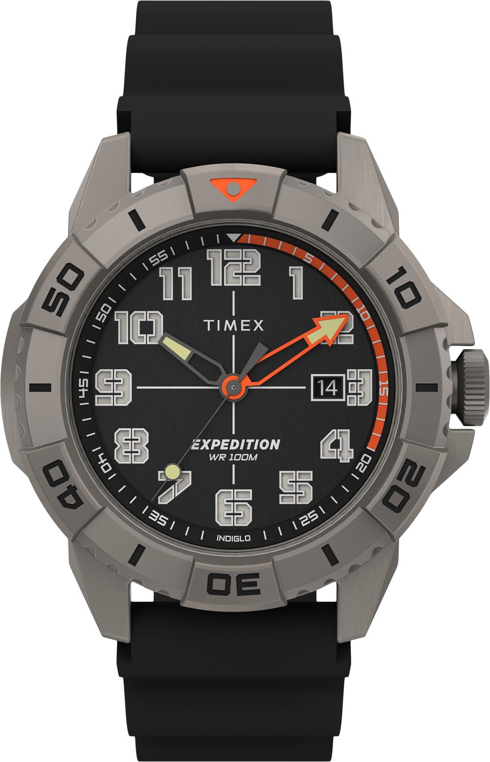 Expedition North Ridge Ip Titanium Metal Case Black Dial Bla