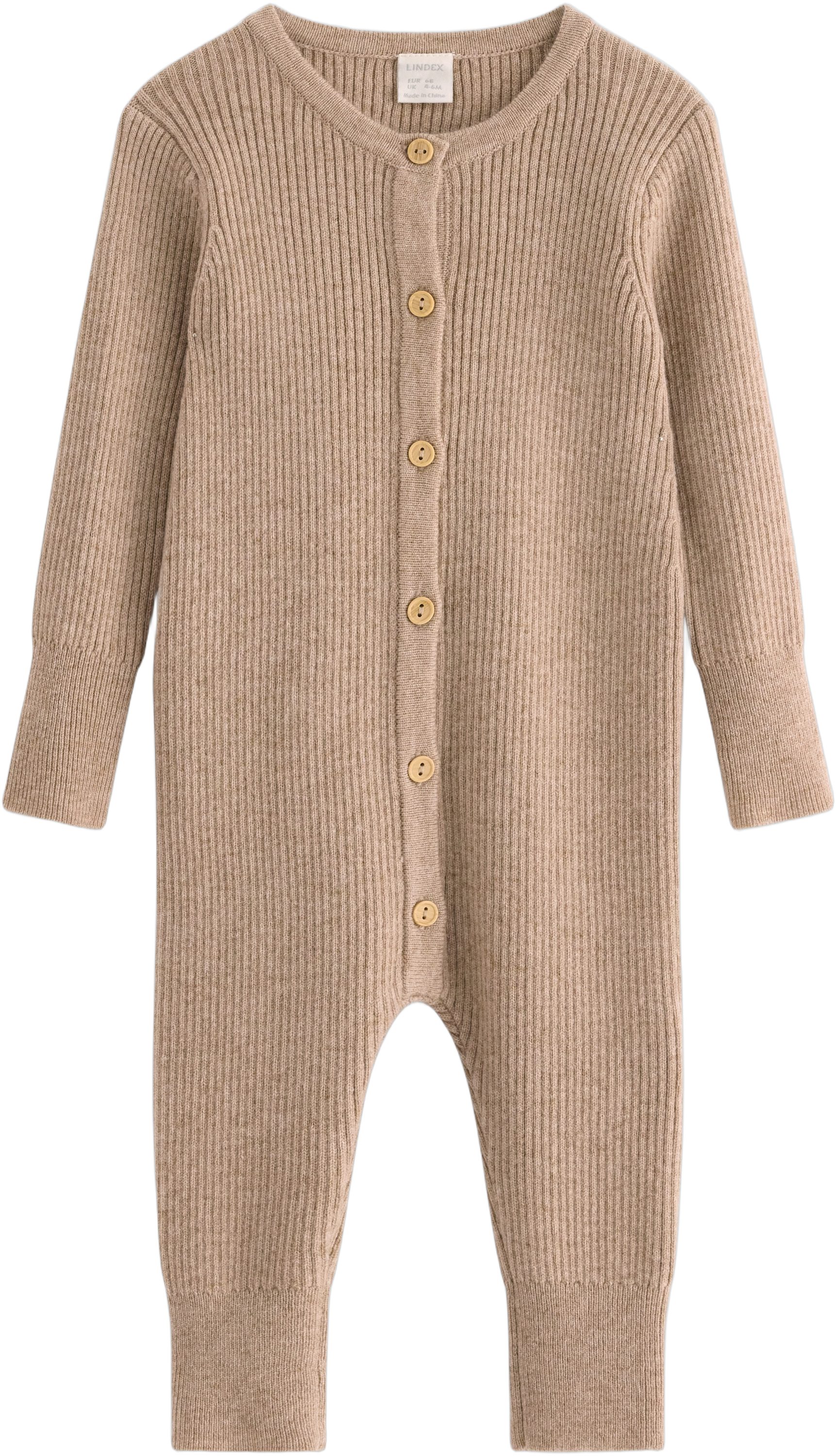 Cosy, Ribbed Jumpsuit in Soft Wool