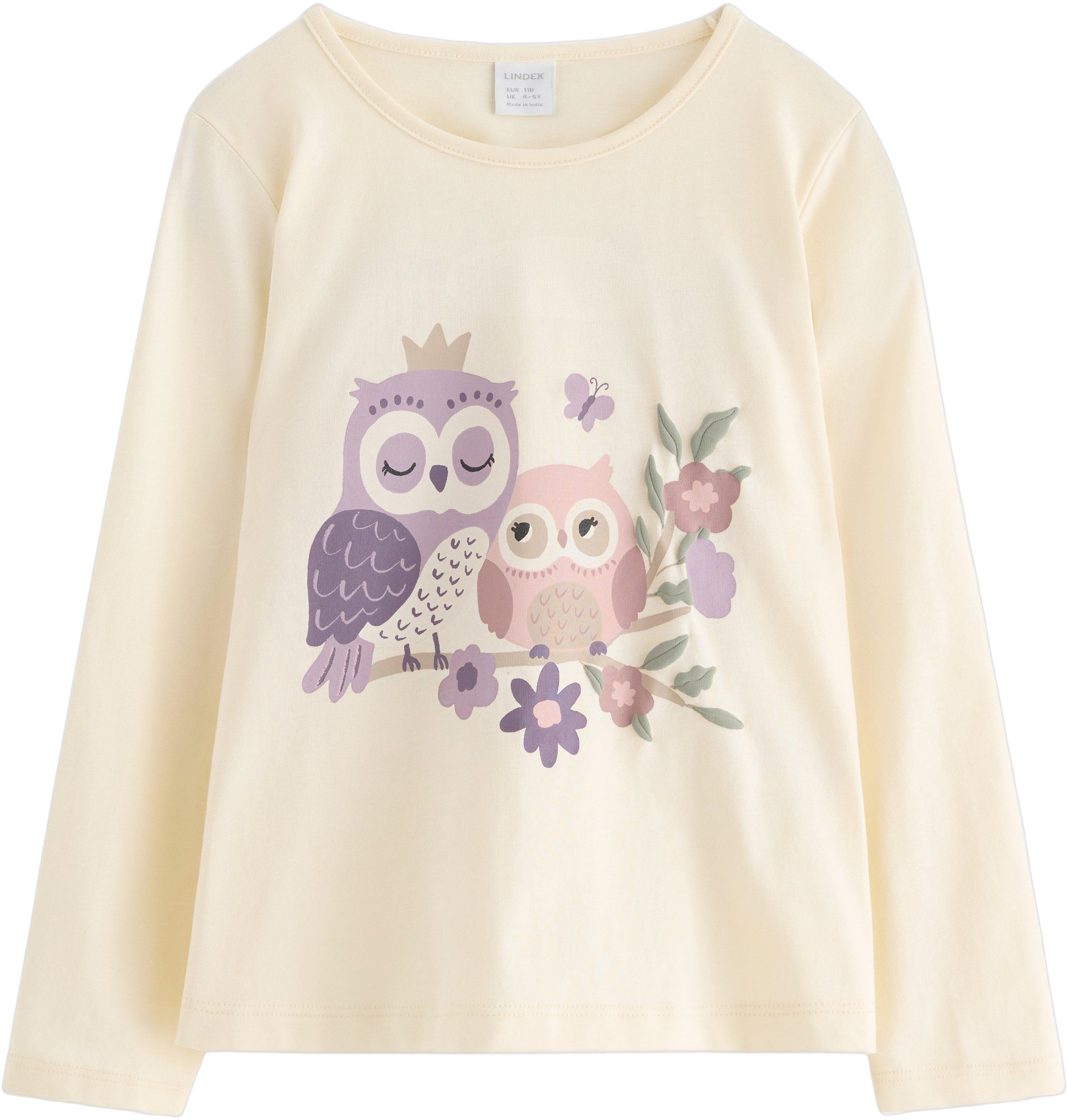 Top ls Placement Print Forest