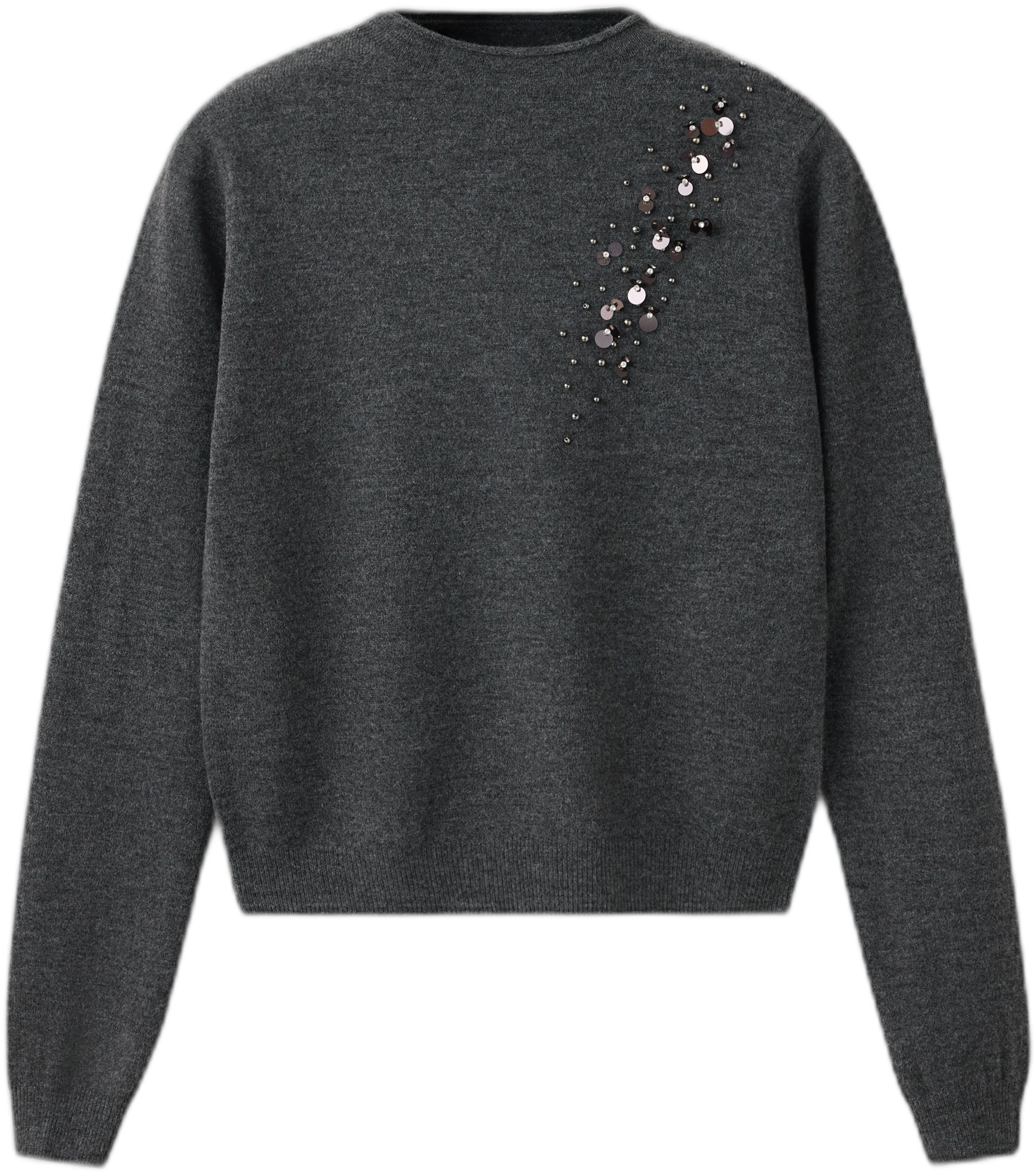 Beaded Highneck Jumper