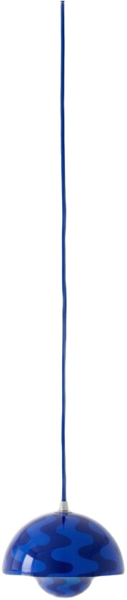 Flowerpot Pendant Vp10 Ã16 cm Cobalt Blue & Twilight Blue pa