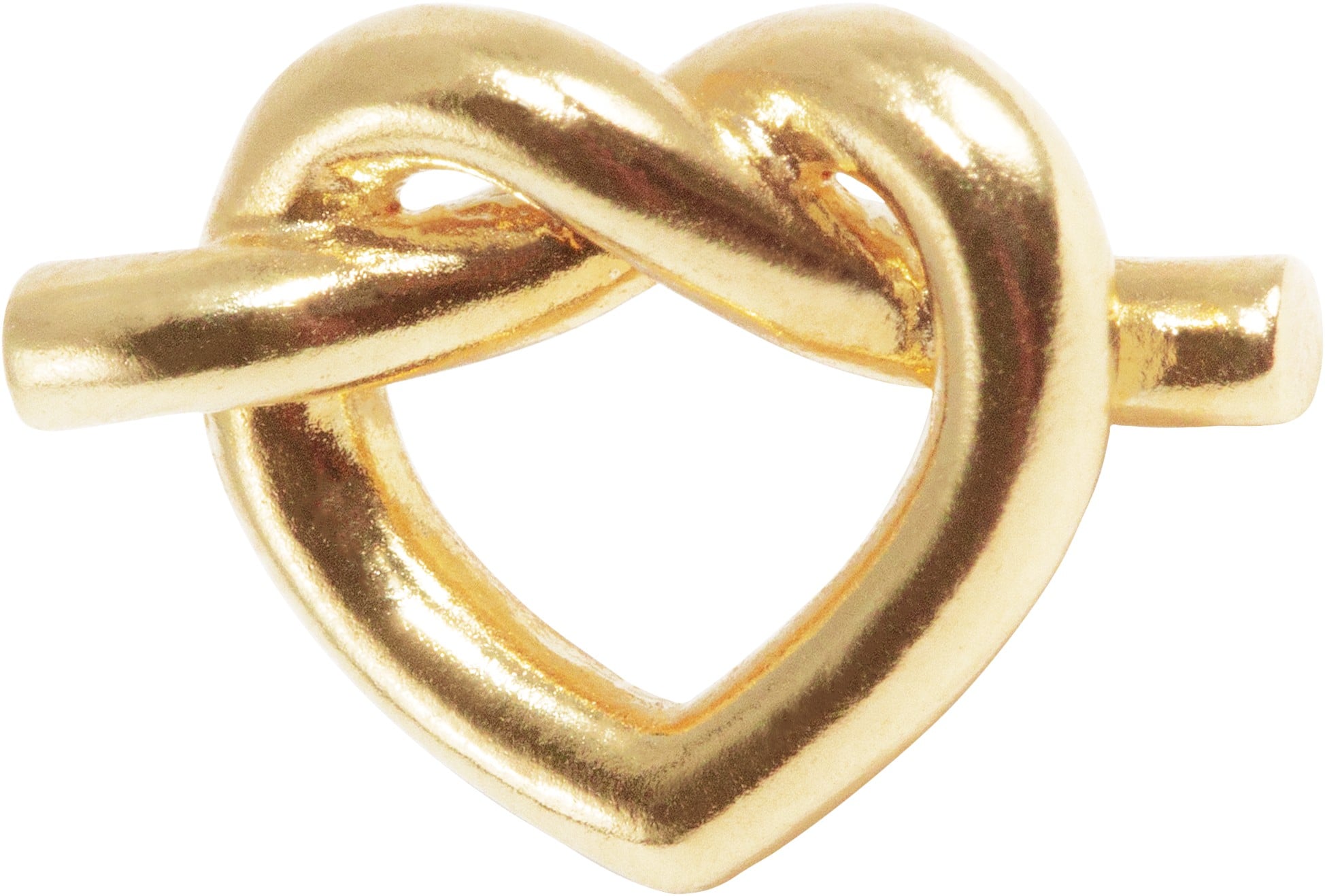 Big Tied Heart Stud