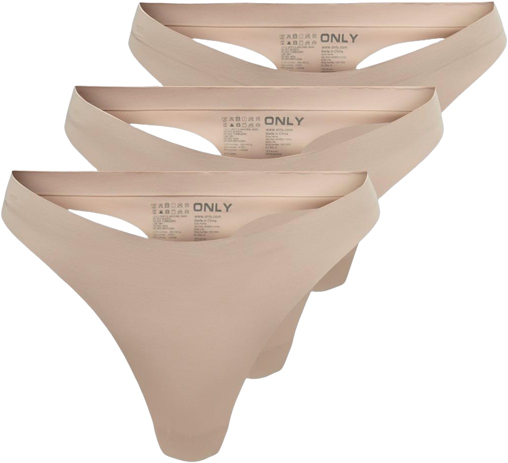 Onltracy Bonded Thong 3pack Noos A