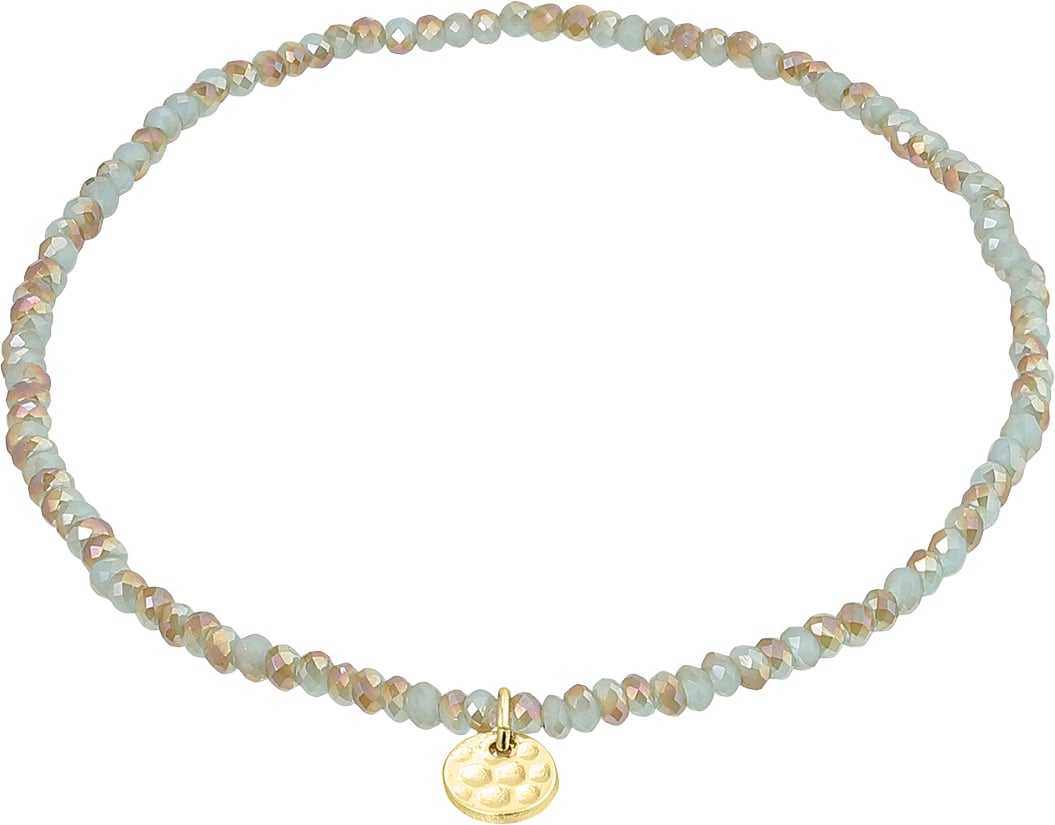Indie Bracelet Blue, Goldplated
