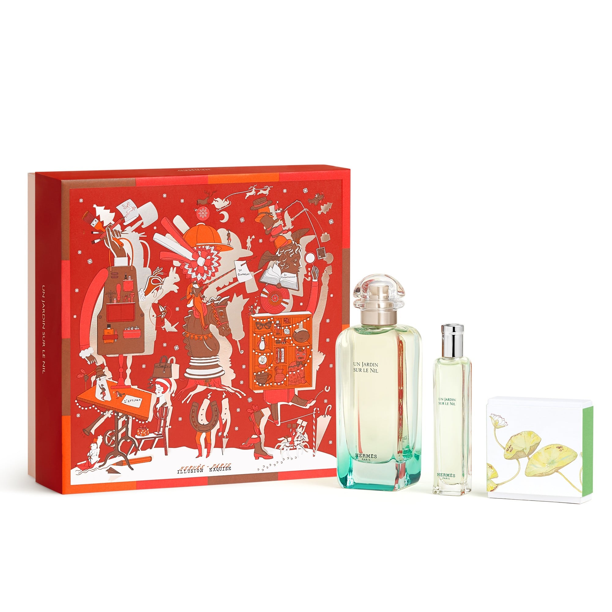 UN Jardin SUR LE NIL EDT SET 100ml + 15ml + Soap 50gr