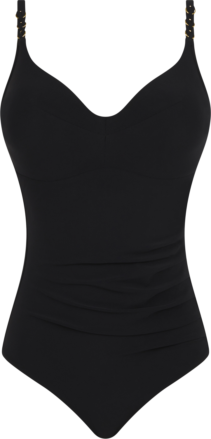 Emblem Covering Underwired Swimsuit