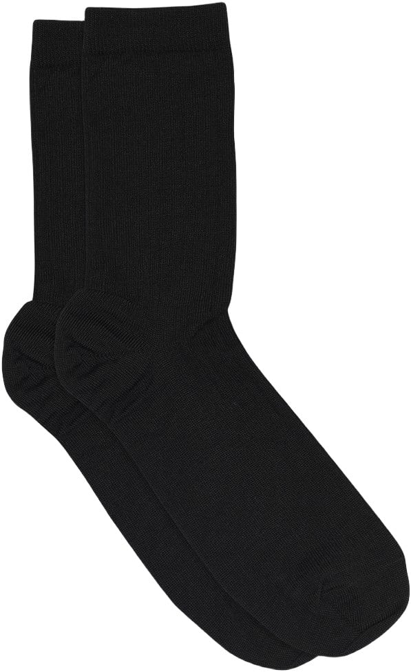 Wool rib Socks
