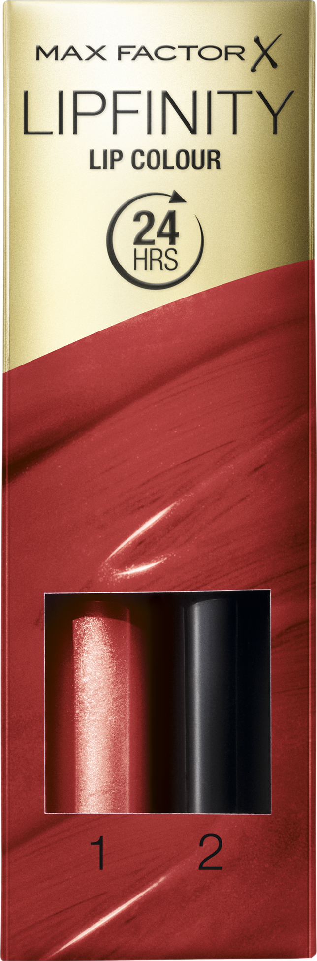 Max Factor Lipfinity 2step Long Lasting Lipstick, 120 hot, 2. 3 ml +