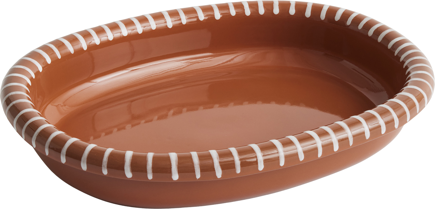 Barro Oval Dishlarge-natural With
