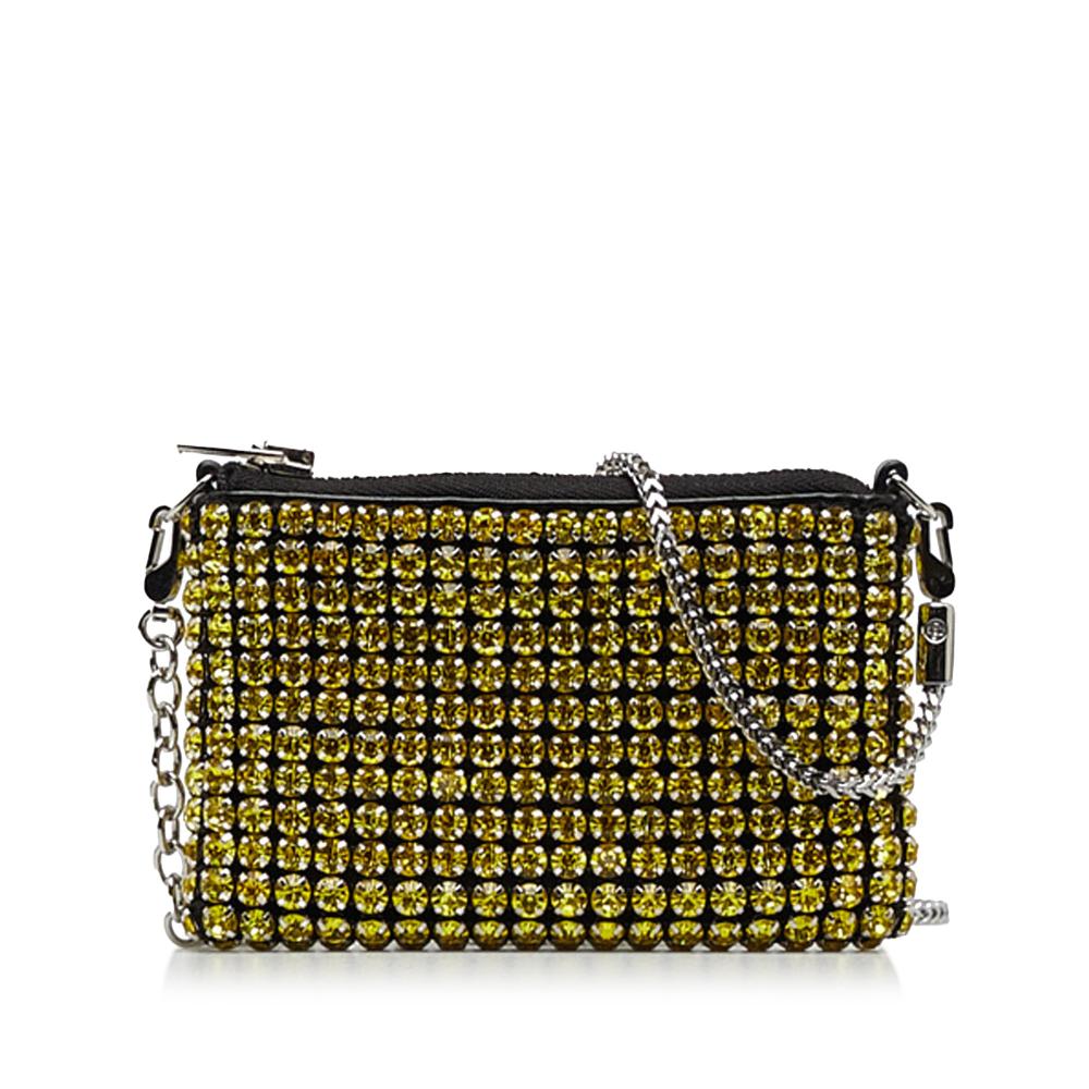 Alexander Wang Heiress Crossbody Bag Vintage Black 7x11cm