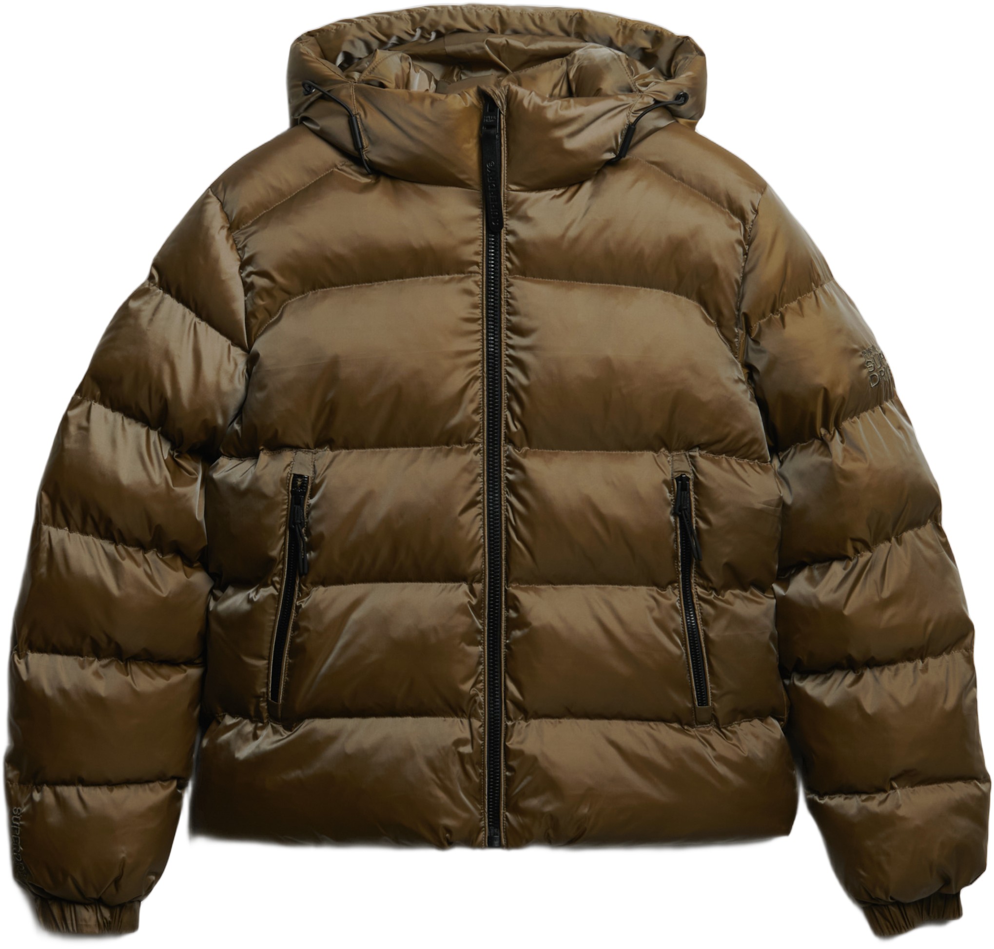 Hooded Luxe Sports Puffer