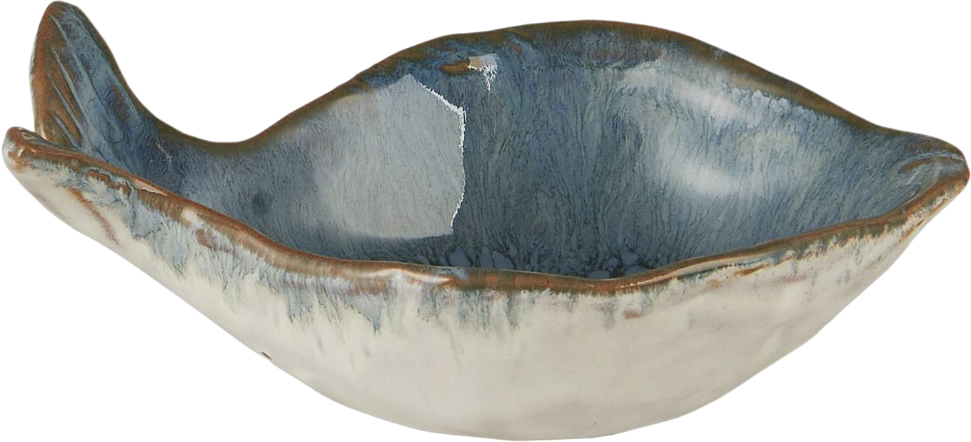 Skål Ocean Blue Mini Fiskeformet