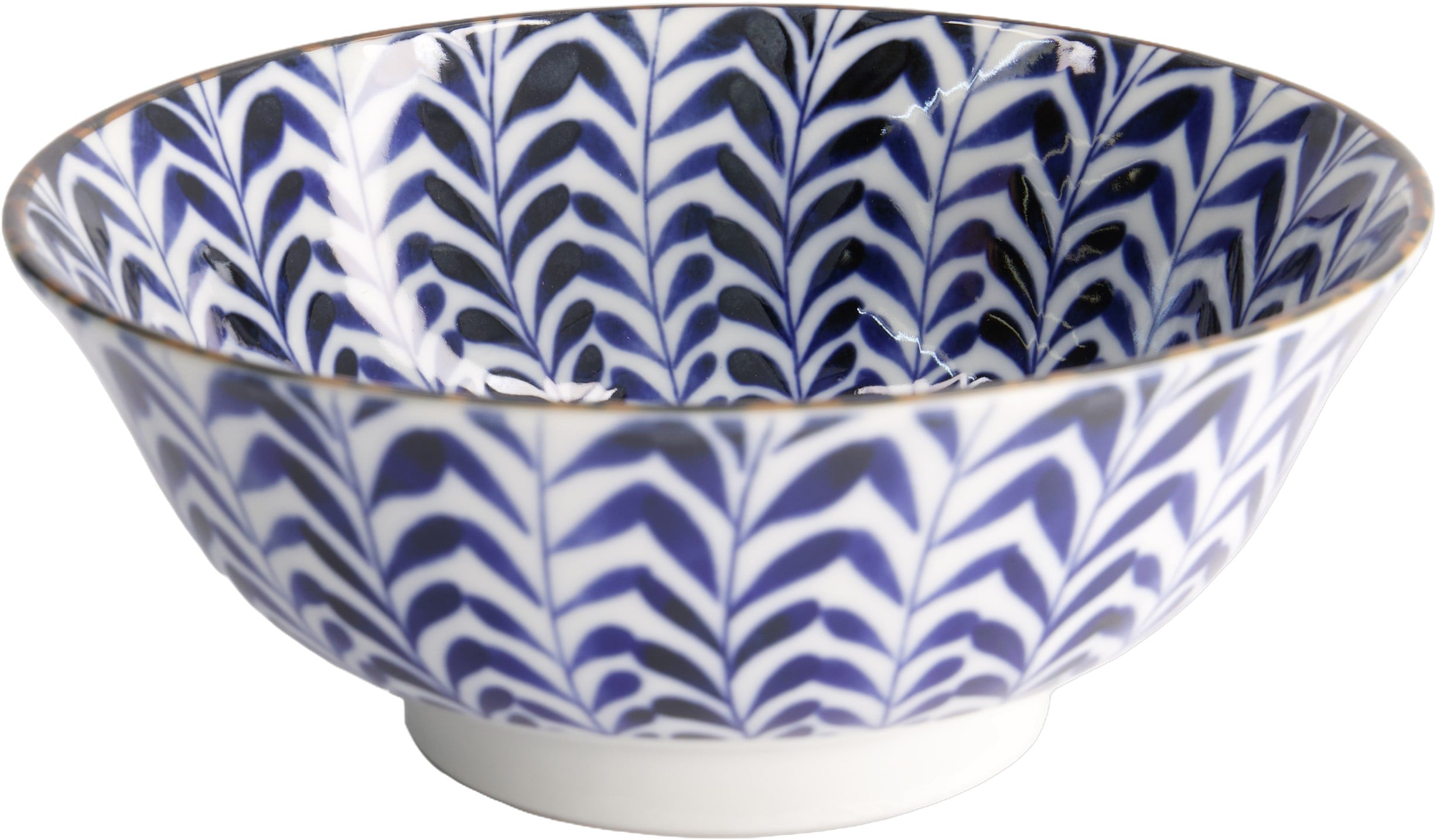 Mino Blue Mixed Bowls Ramen 19x8cm Shidare 21599 6/36