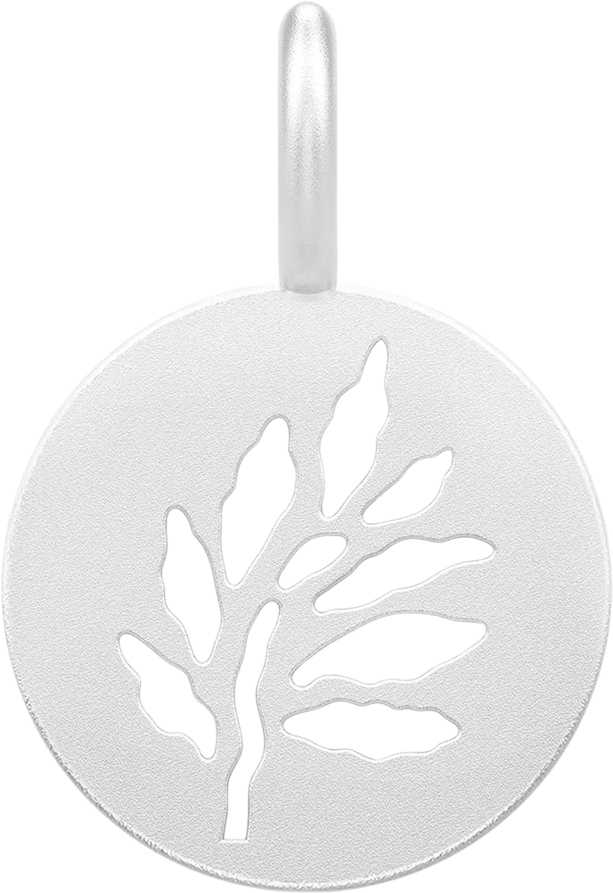 Signature Pendant Rhodium