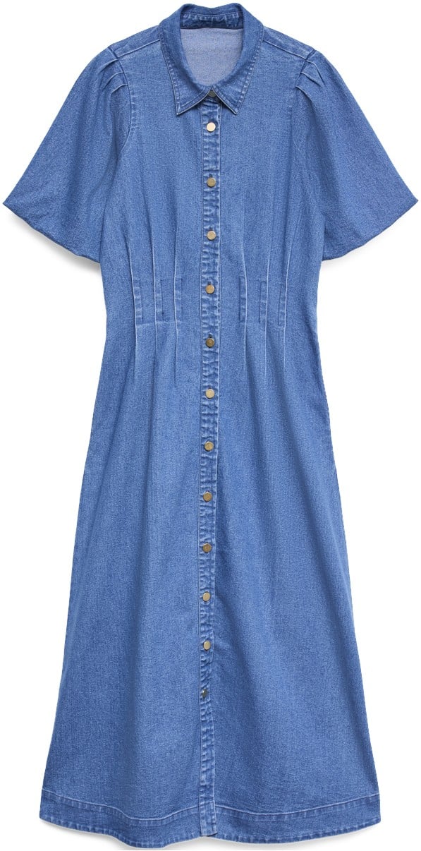 Vmcassidy Denim 7/8 Dress EXP