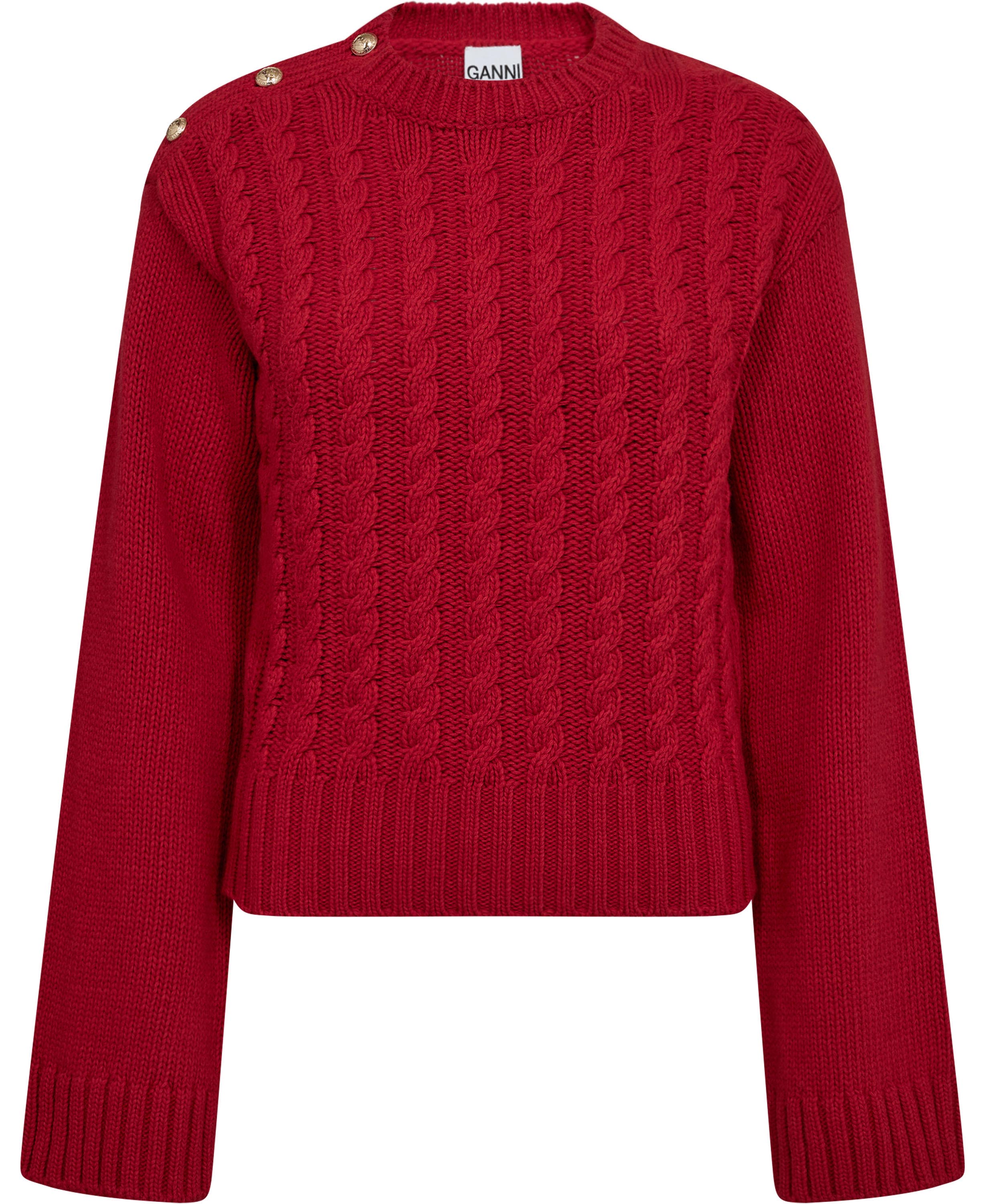 Chunky Cable Wool Mix Sweater