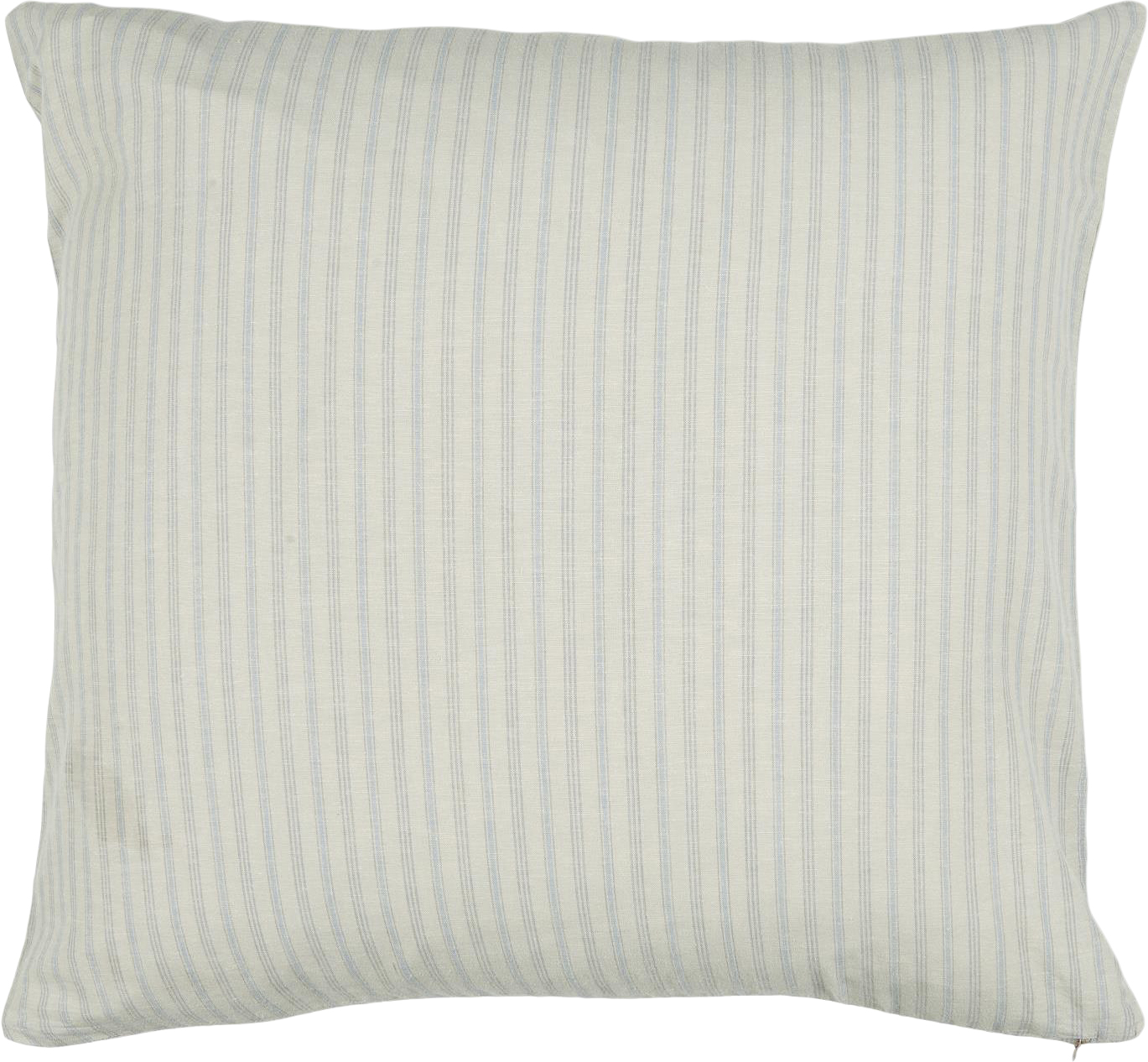 Pude Natur M/lyseblå Striber