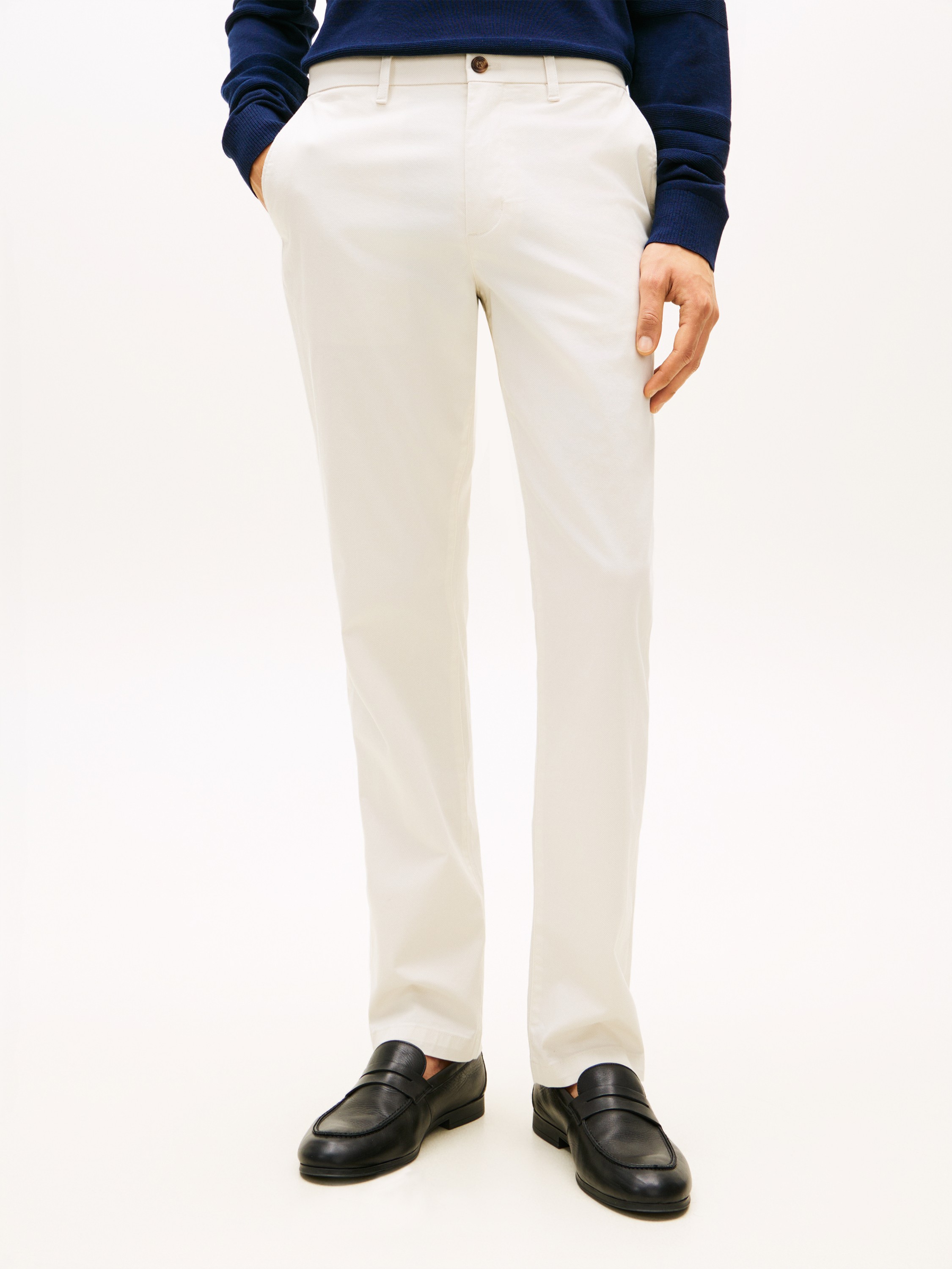Denton Micro Print Straight Leg Chinos - Køb til DKK 699 - Spar 30%