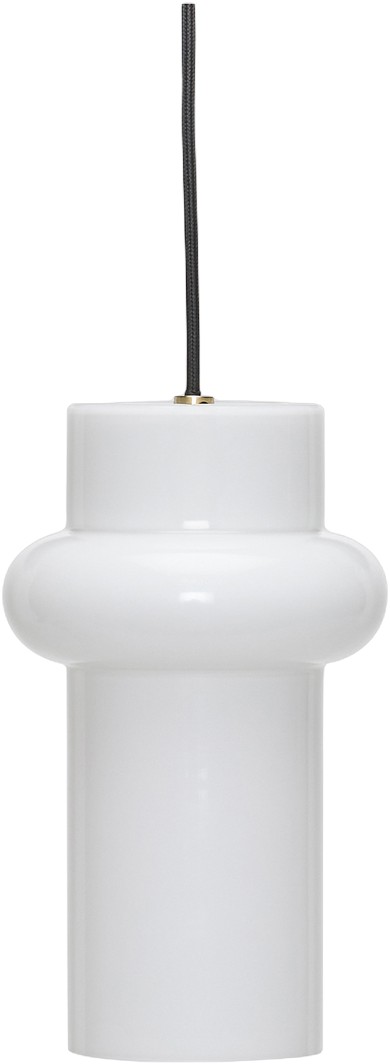 Pilule Pendant Up Shiny White