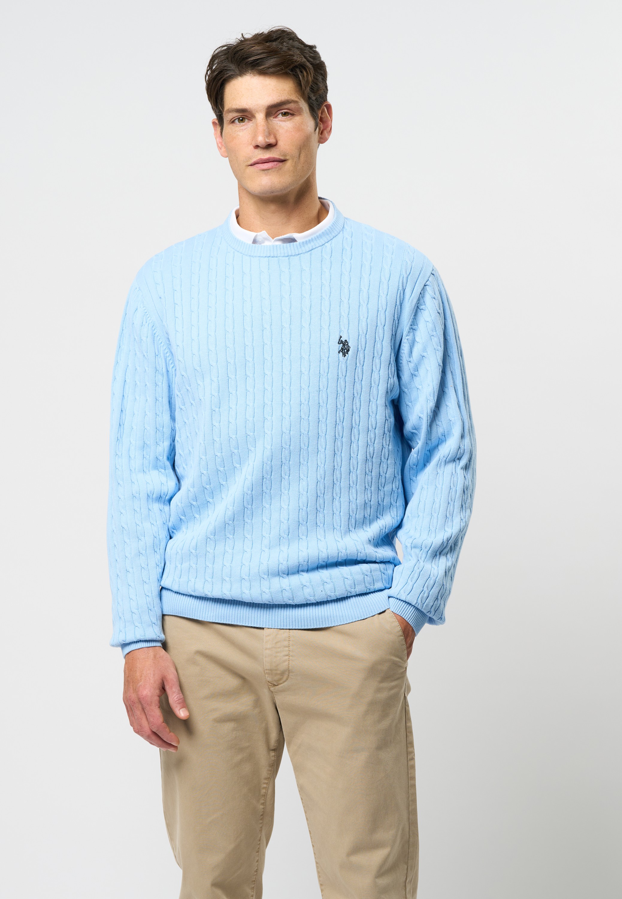 Mads REG COT Uspa M Knit