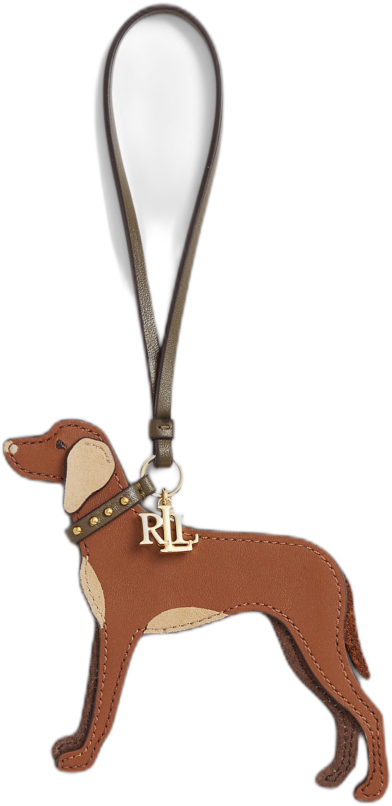 Suedetrim Leather Vizsla Charm