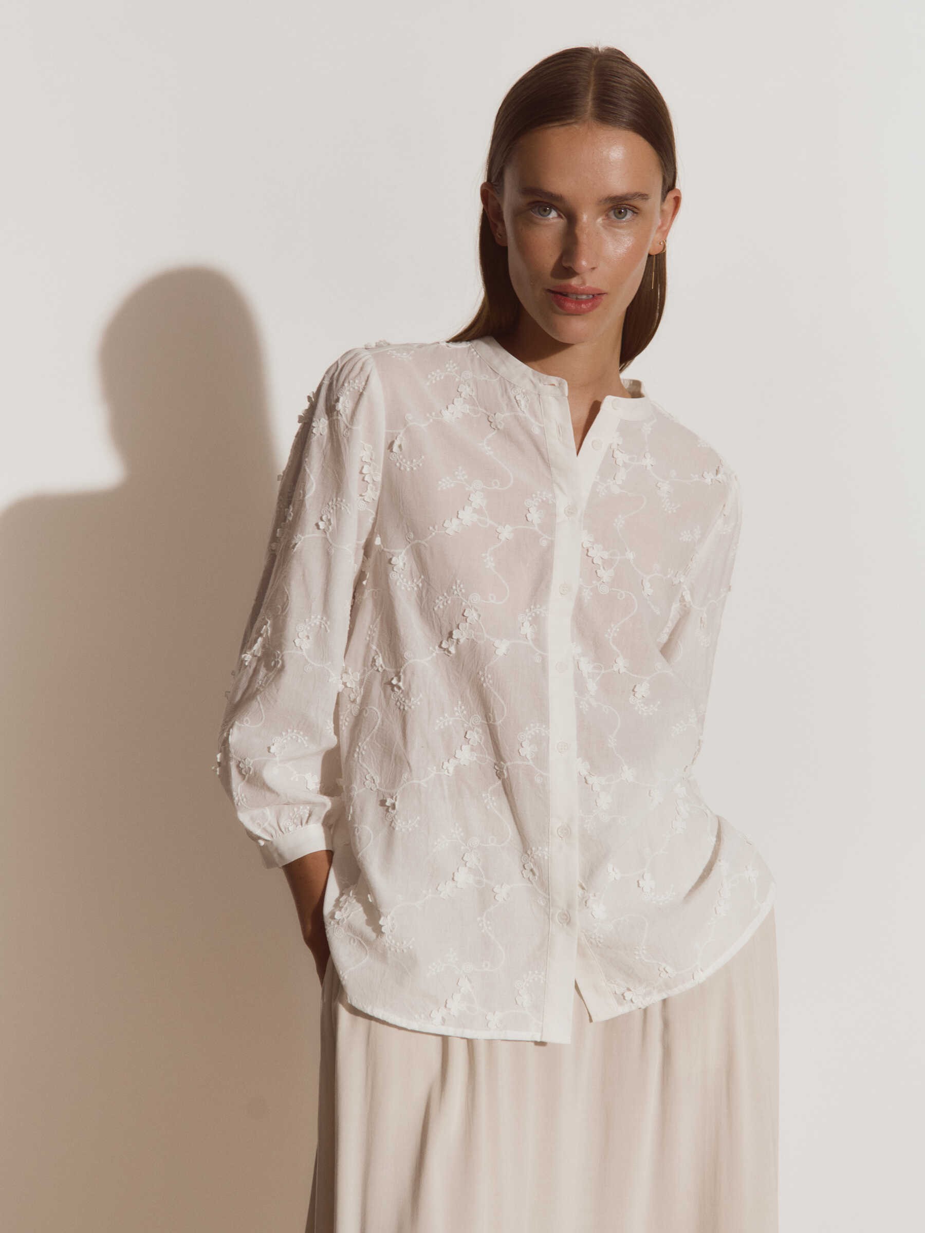 Rwella 3/4 Regular Shirt