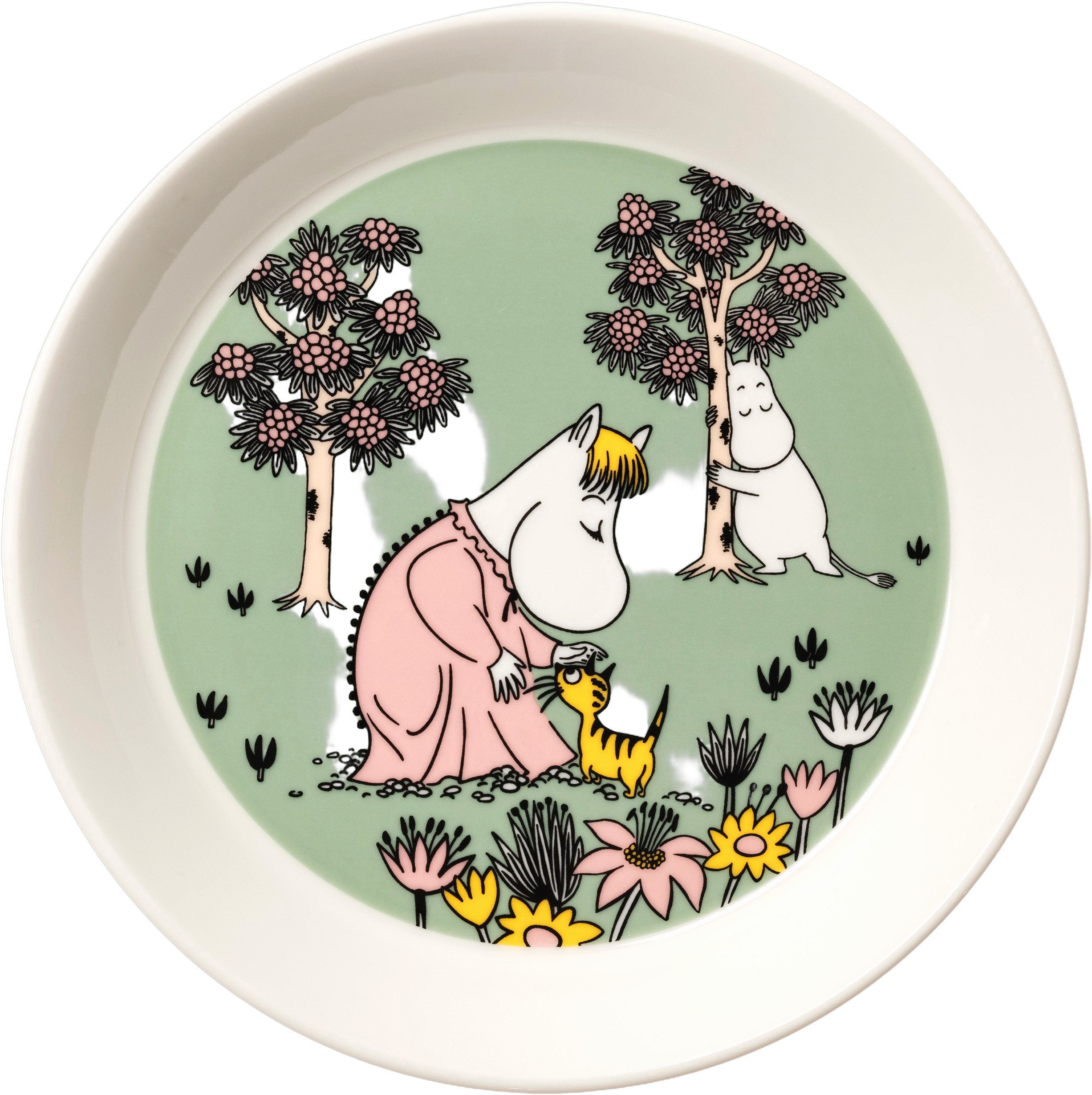 Moomin Plate 19cm Loving Care