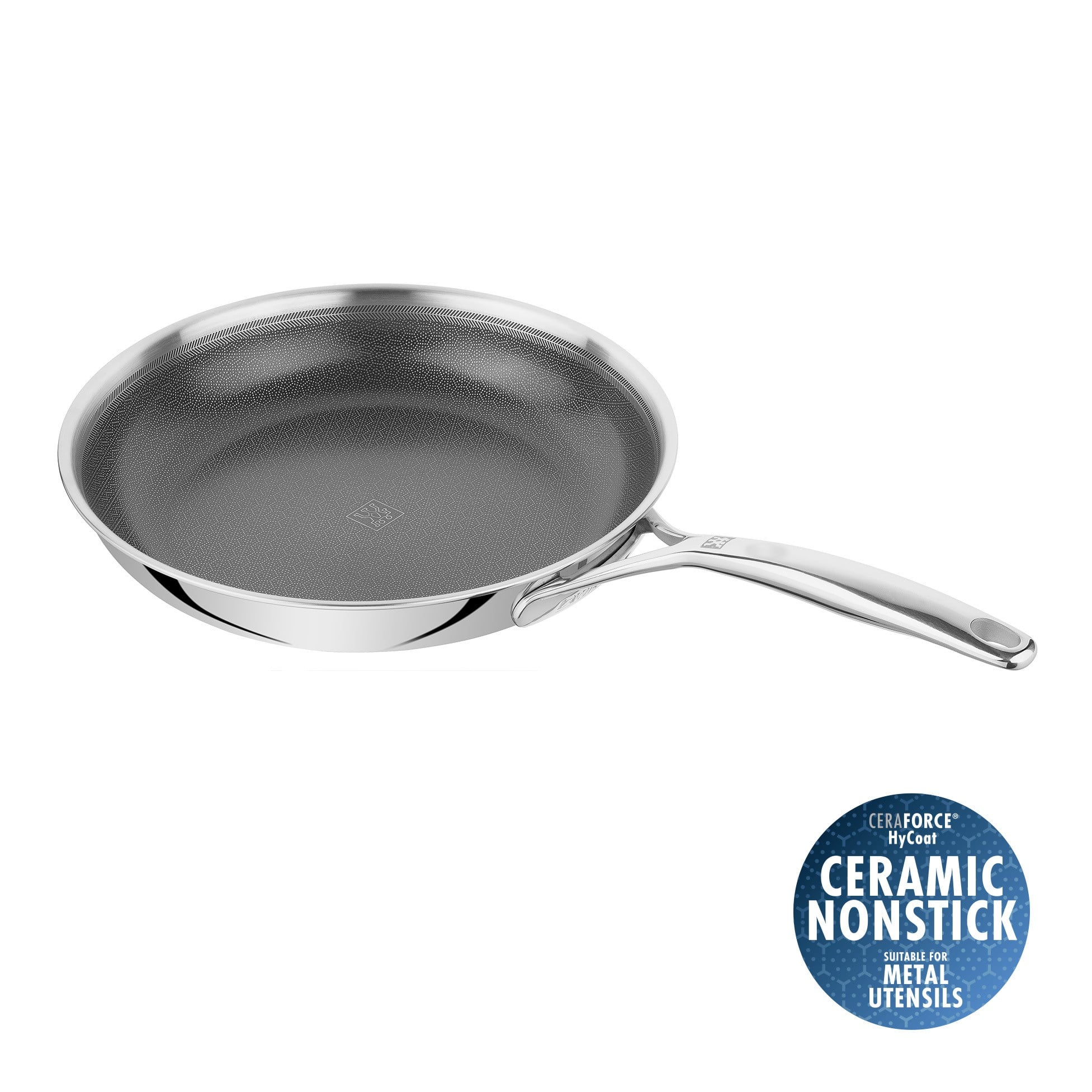 Fry pan 28 cm, 18/10 Stainless Steel, Silver - DKK 630 - Spar 29%