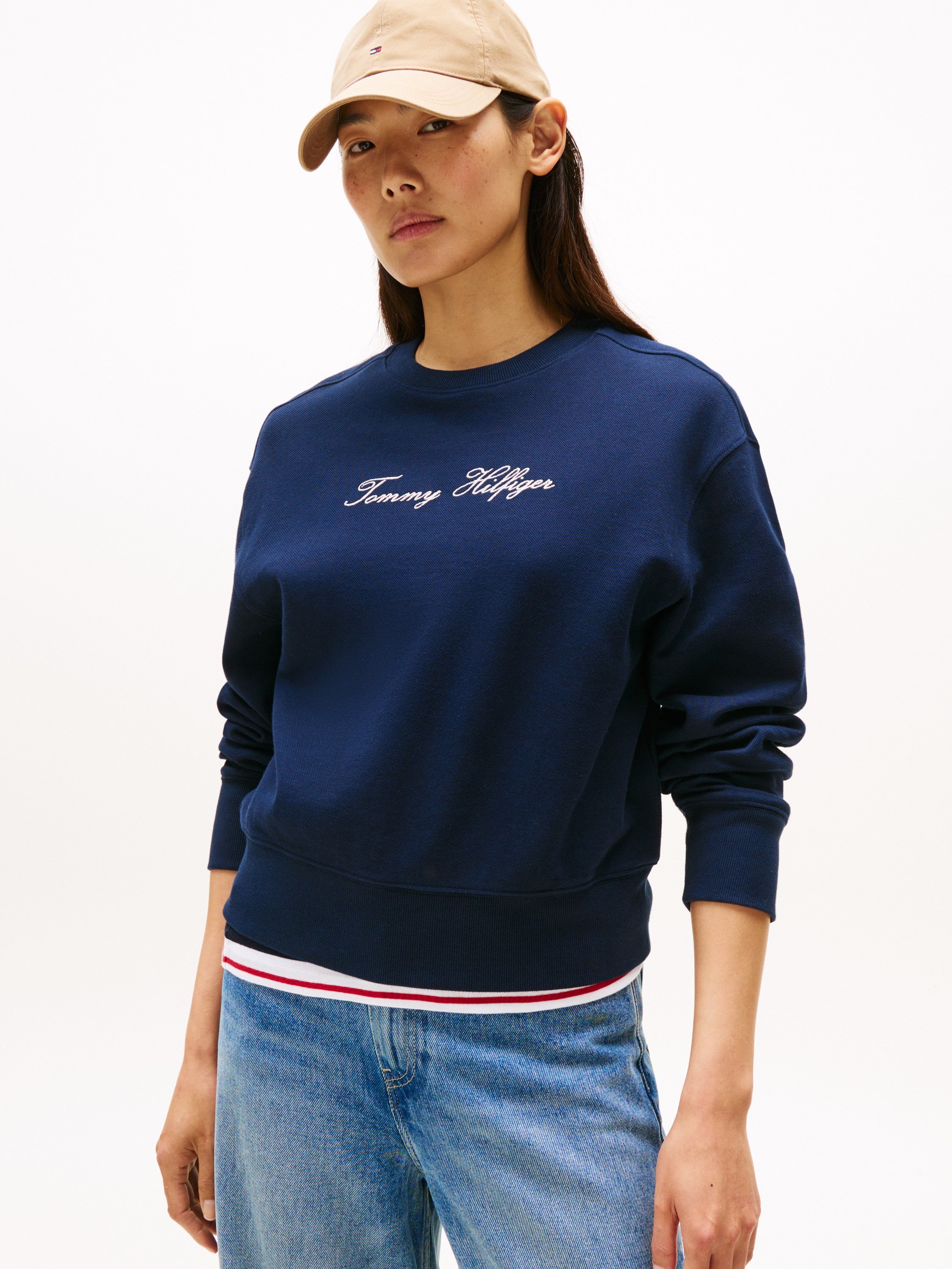 Lurex Script REG Swtshrt