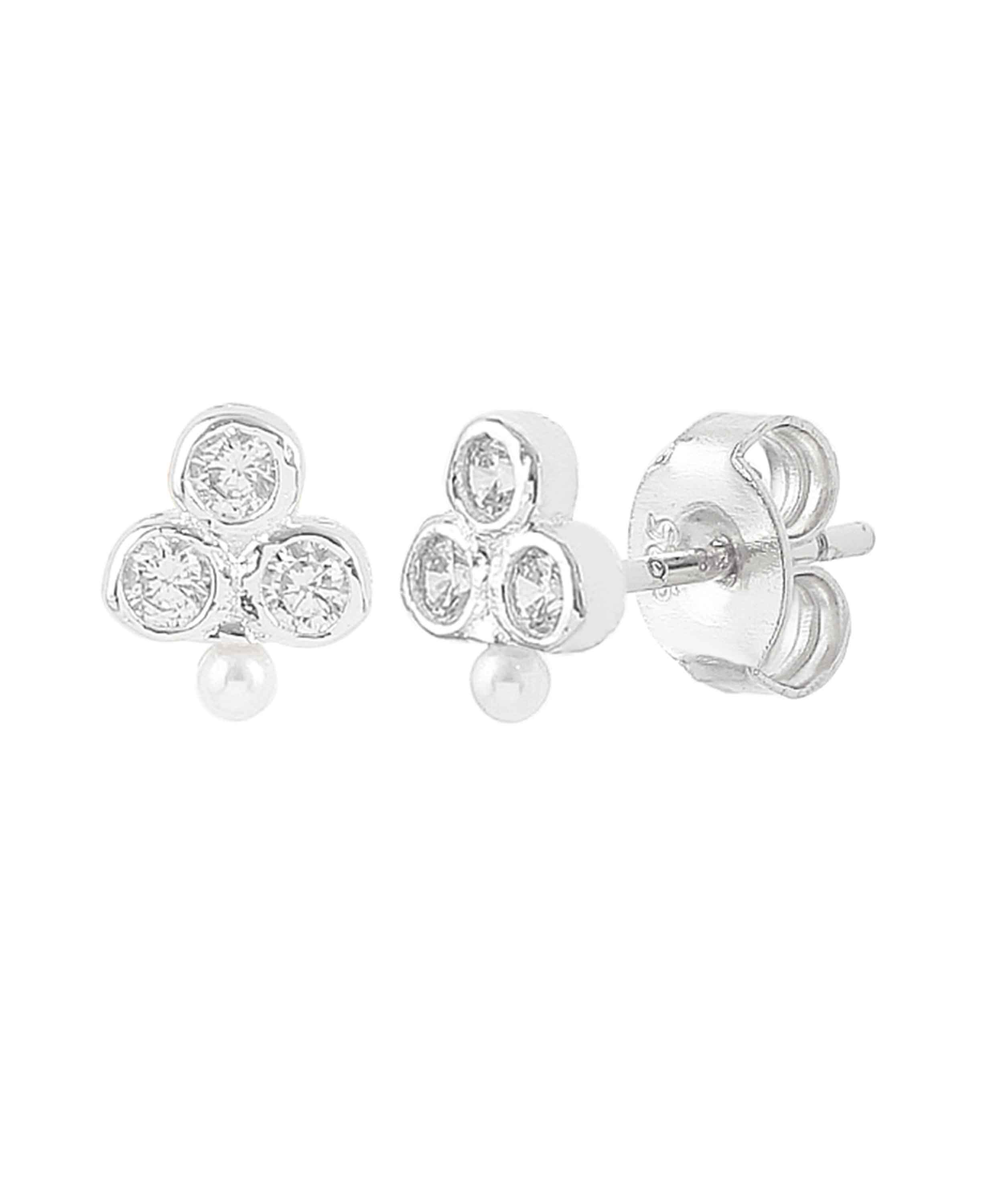 Fleur With Pearls Øreringe