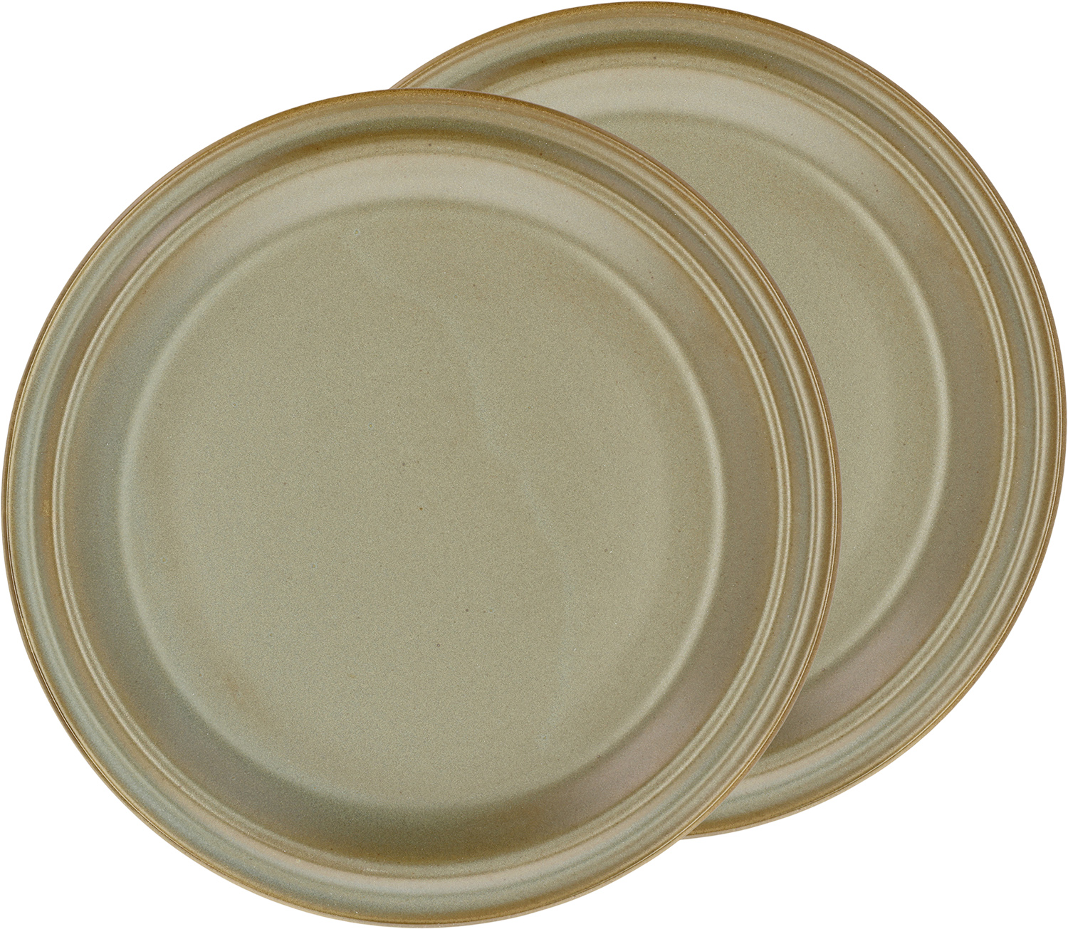 Middagstallerken Evig 26 cm 2 stk. Brun Porcelæn