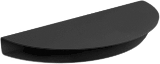 Half Moon Shelf: Black: Large