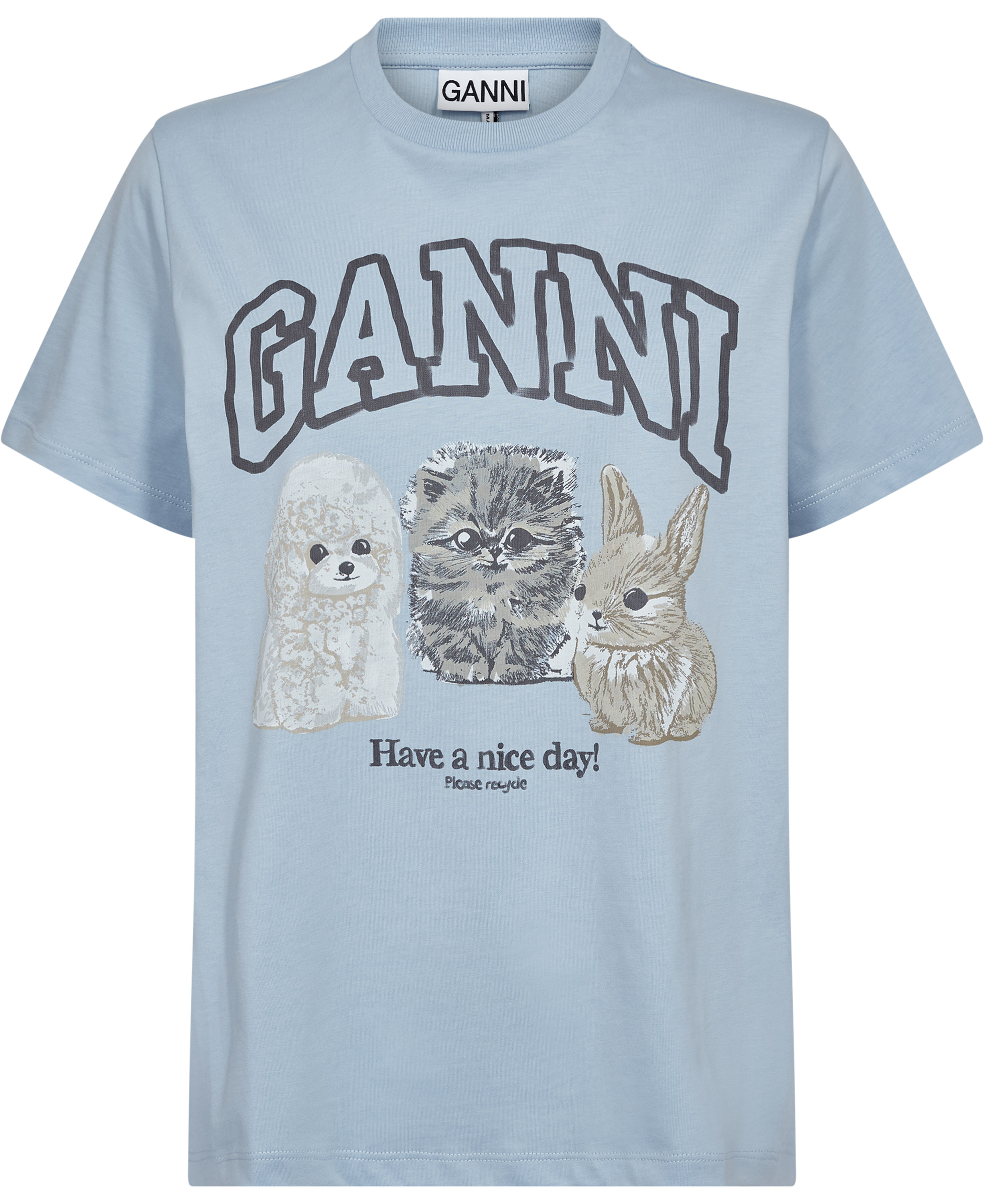 Basic Cotton Jersey Teddy Relaxed T