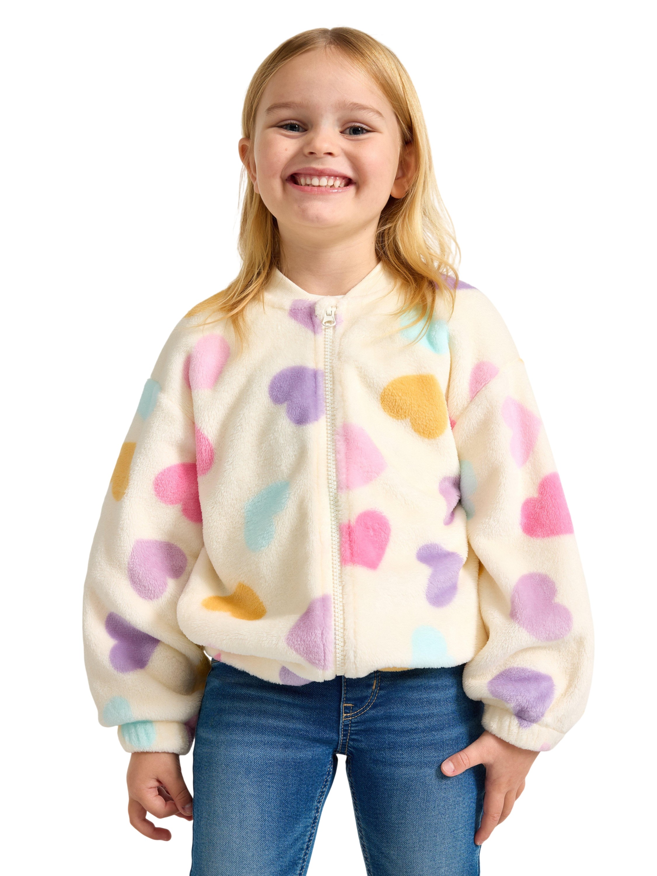 Soft and Cosy Fleece Jacket With zi - Køb til DKK 100 - Spar 50%