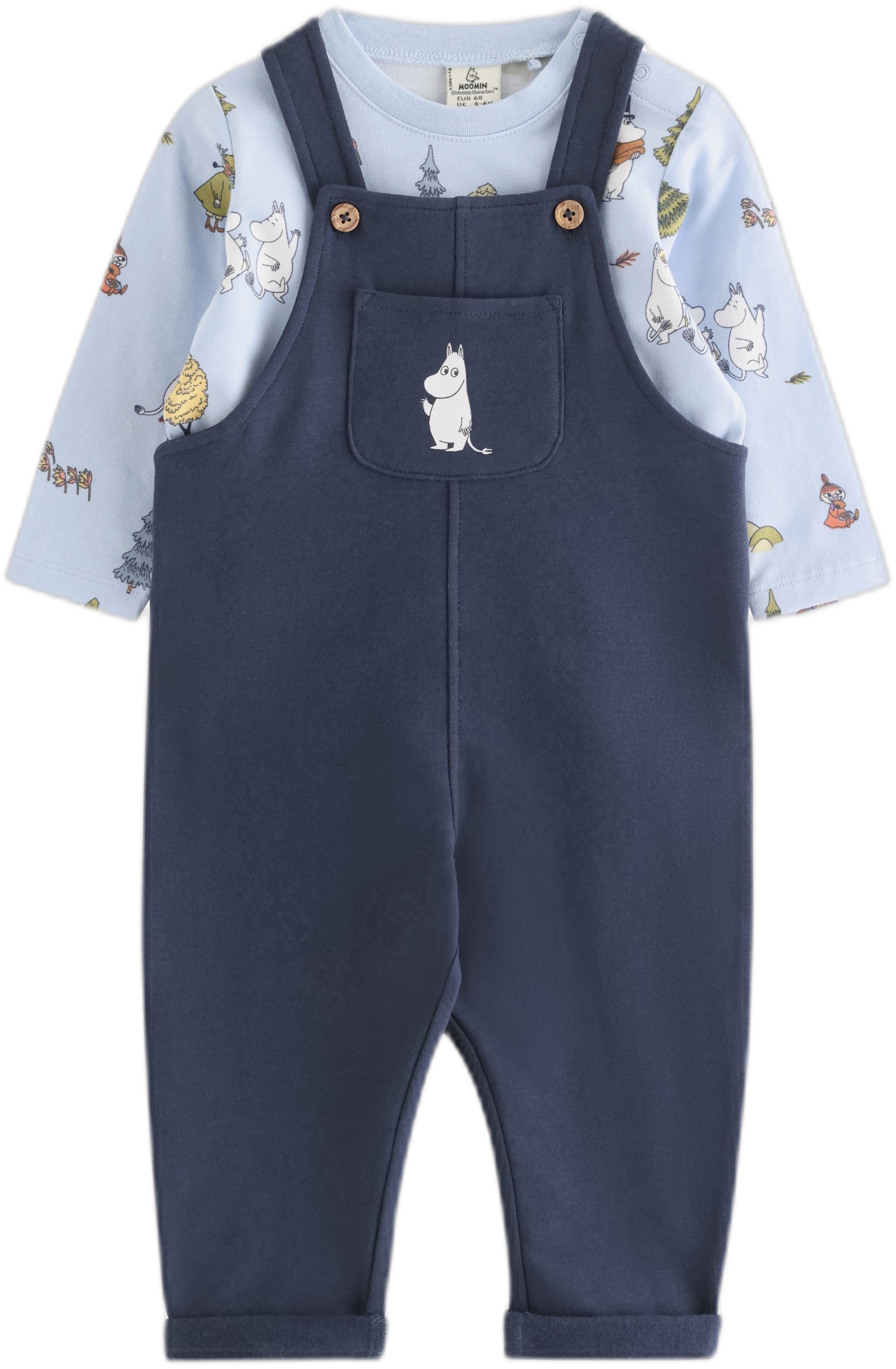 Set Dungerees With top Moomin