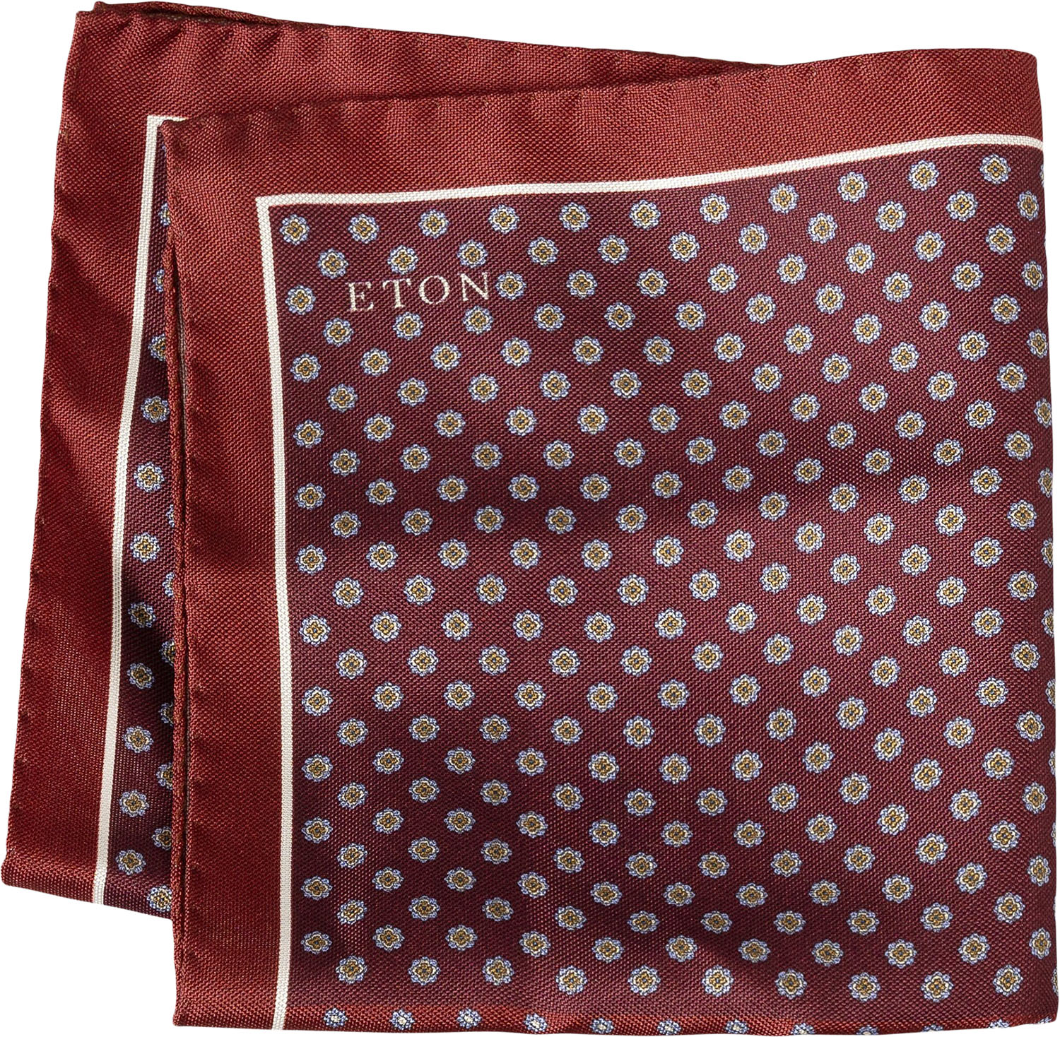 Red Fourside Silk Pocket Square