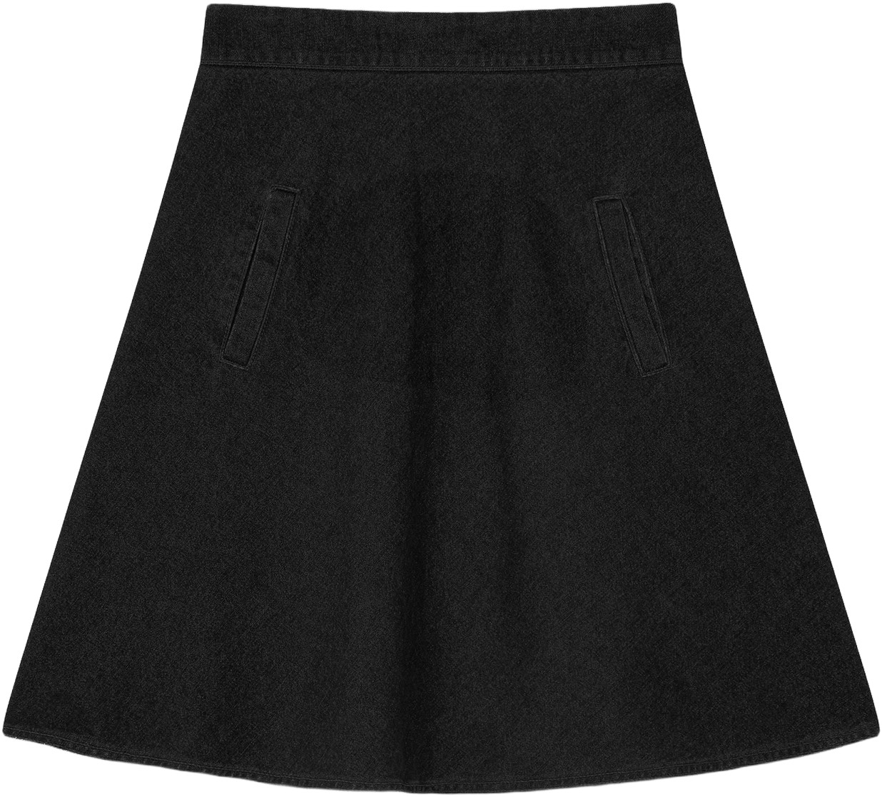 Dyed Denim Stelly Skirt