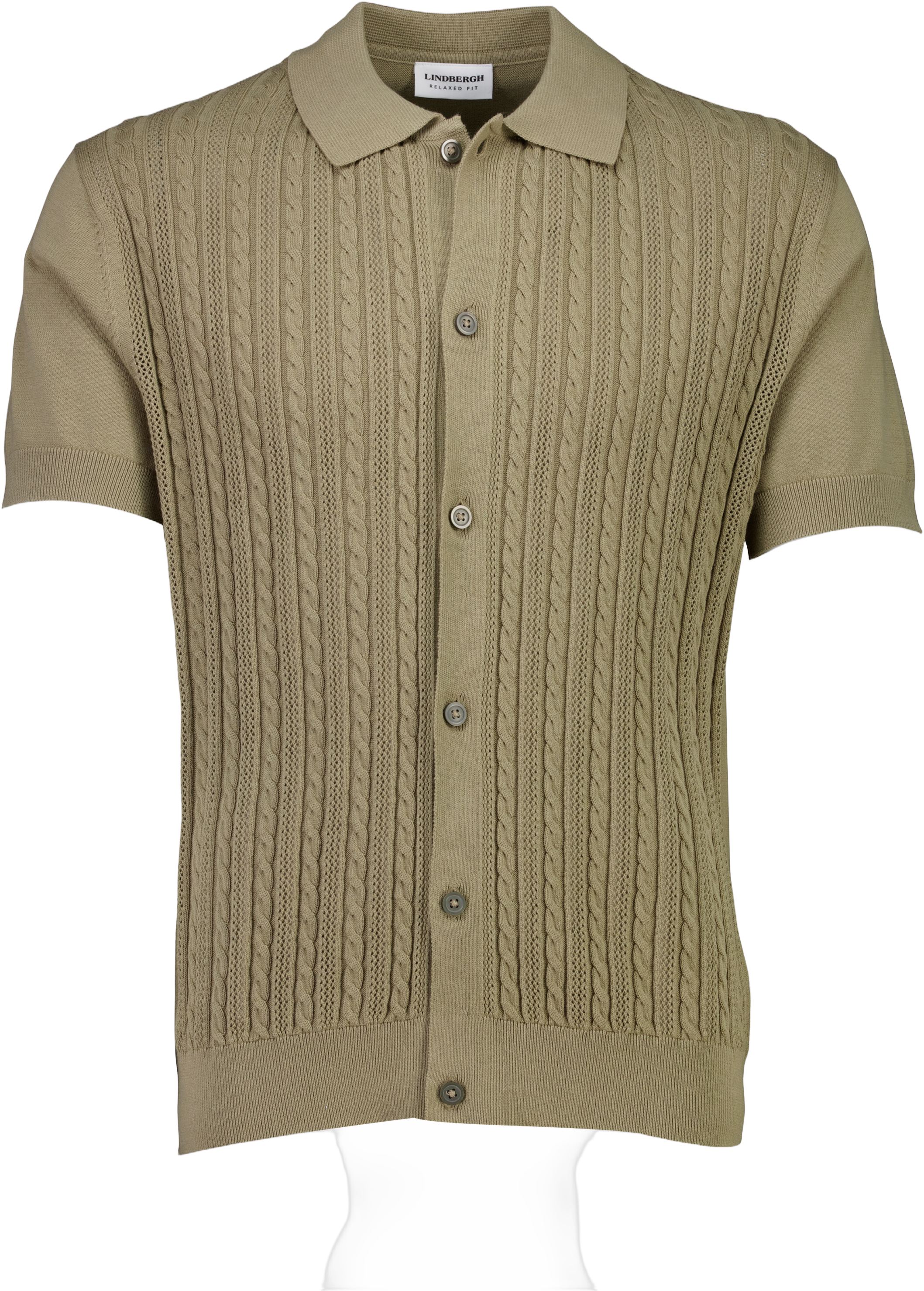 Knitted S/S Cable Cardigan