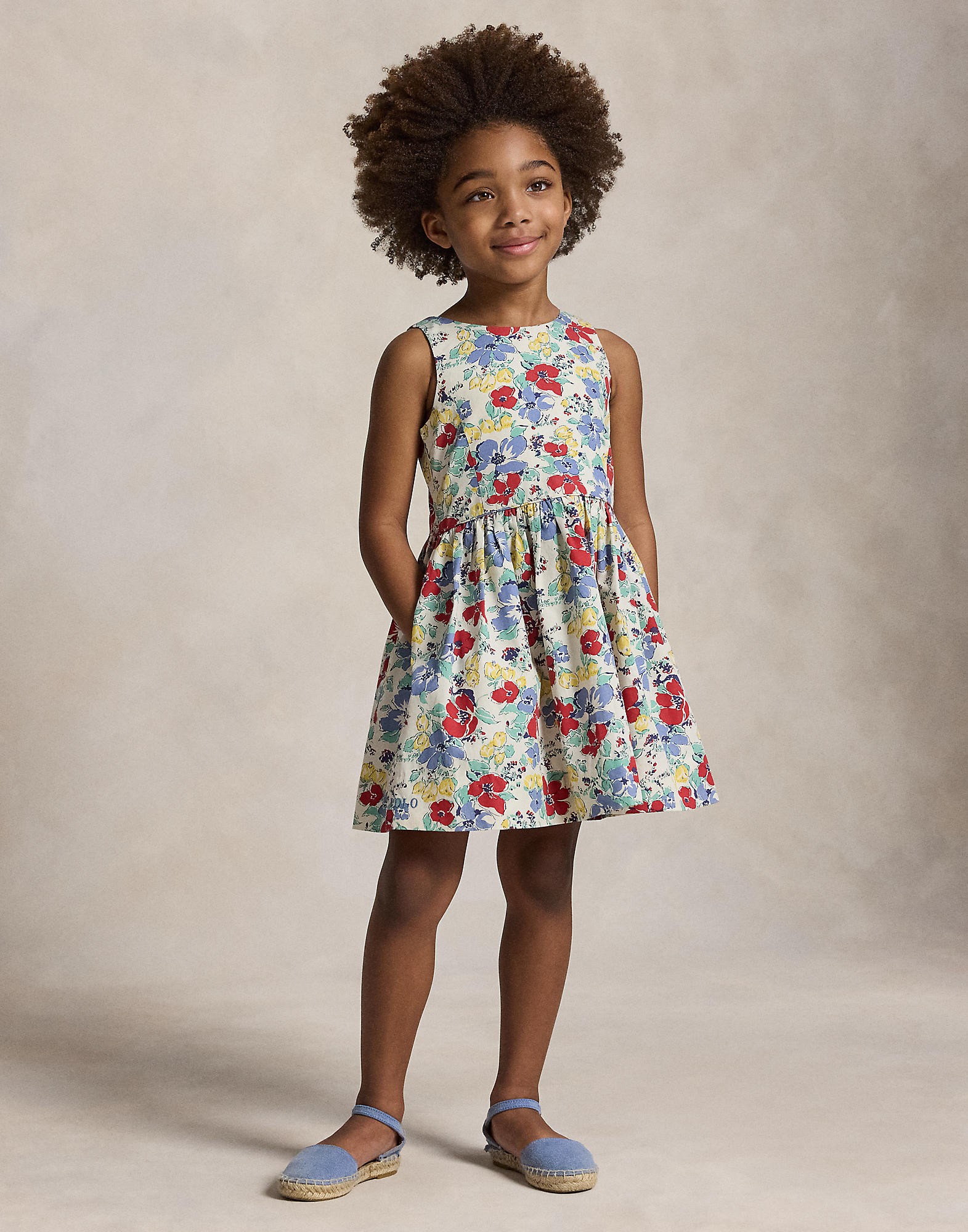 Printed 50S Poplinwvn-dresses - DKK 329 - Spar 70%