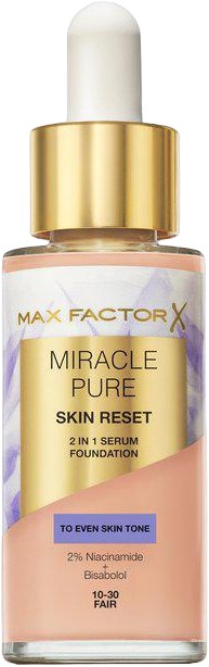 Max Factor Miracle Pure Skin Reset 2 In 1 Foundation 30-40 Fair To Light 30 ml