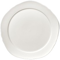 Breakfast Plate White Silhouette