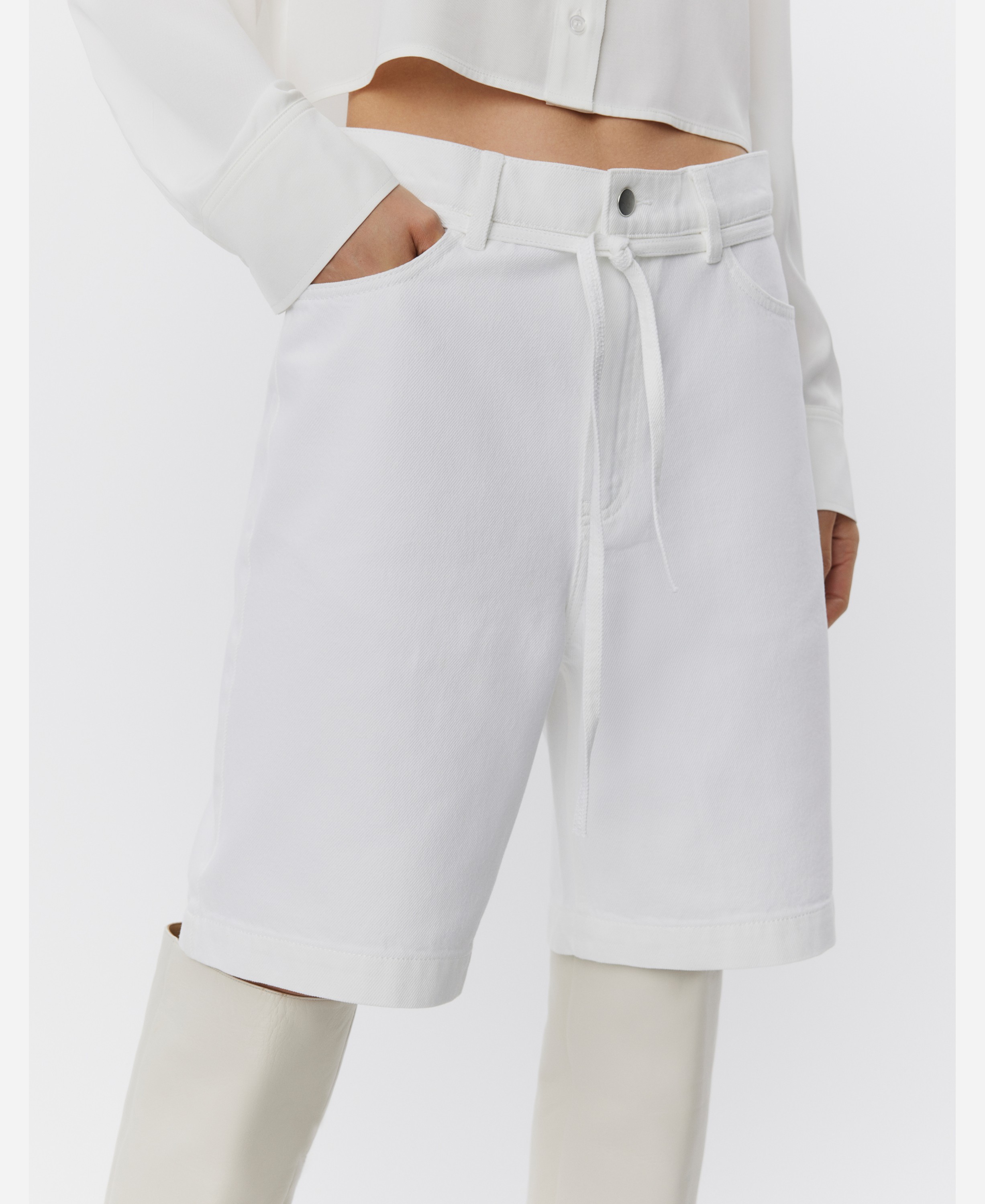 Elijah Shorts Winter White Denim