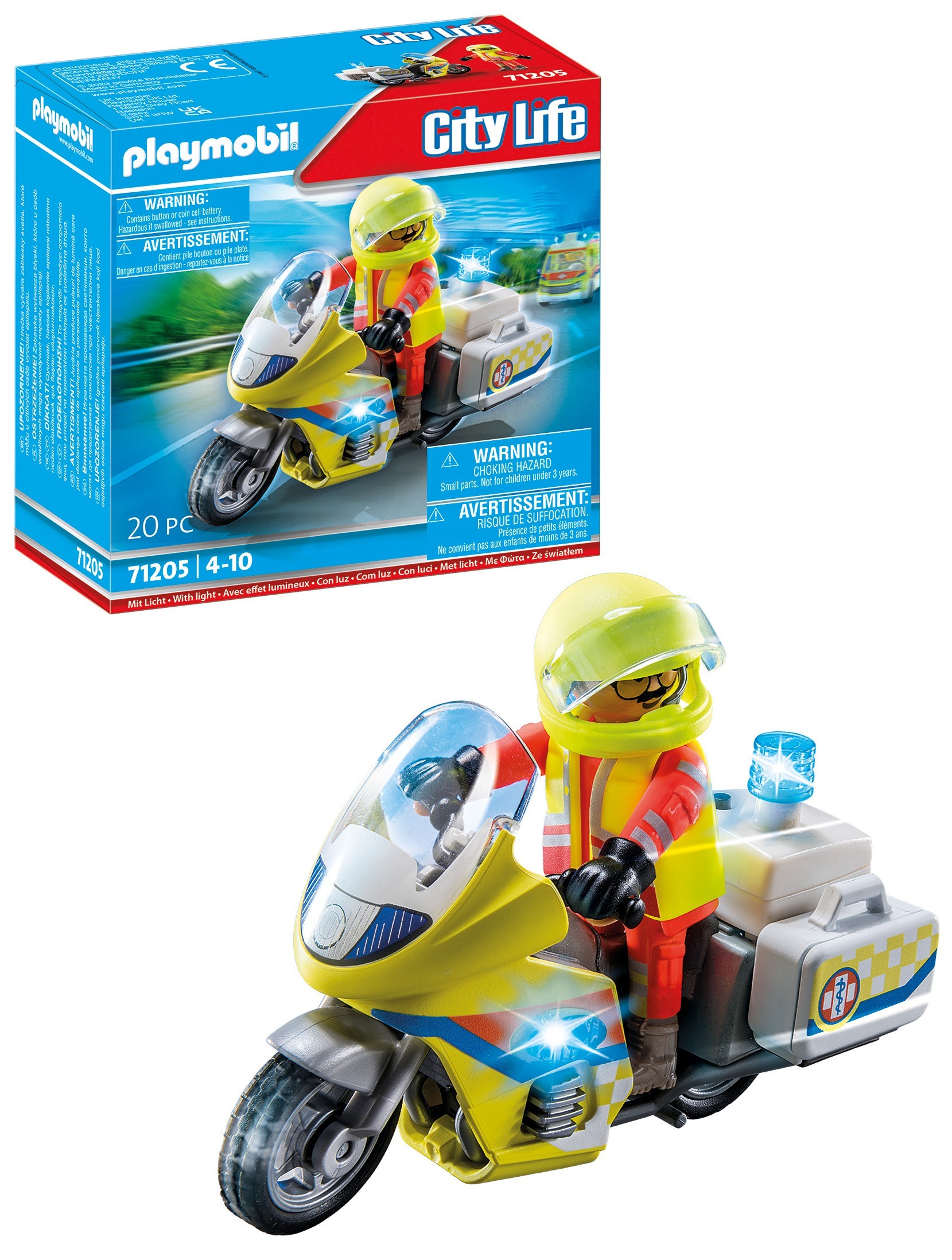 Playmobil Doctor Motorbike