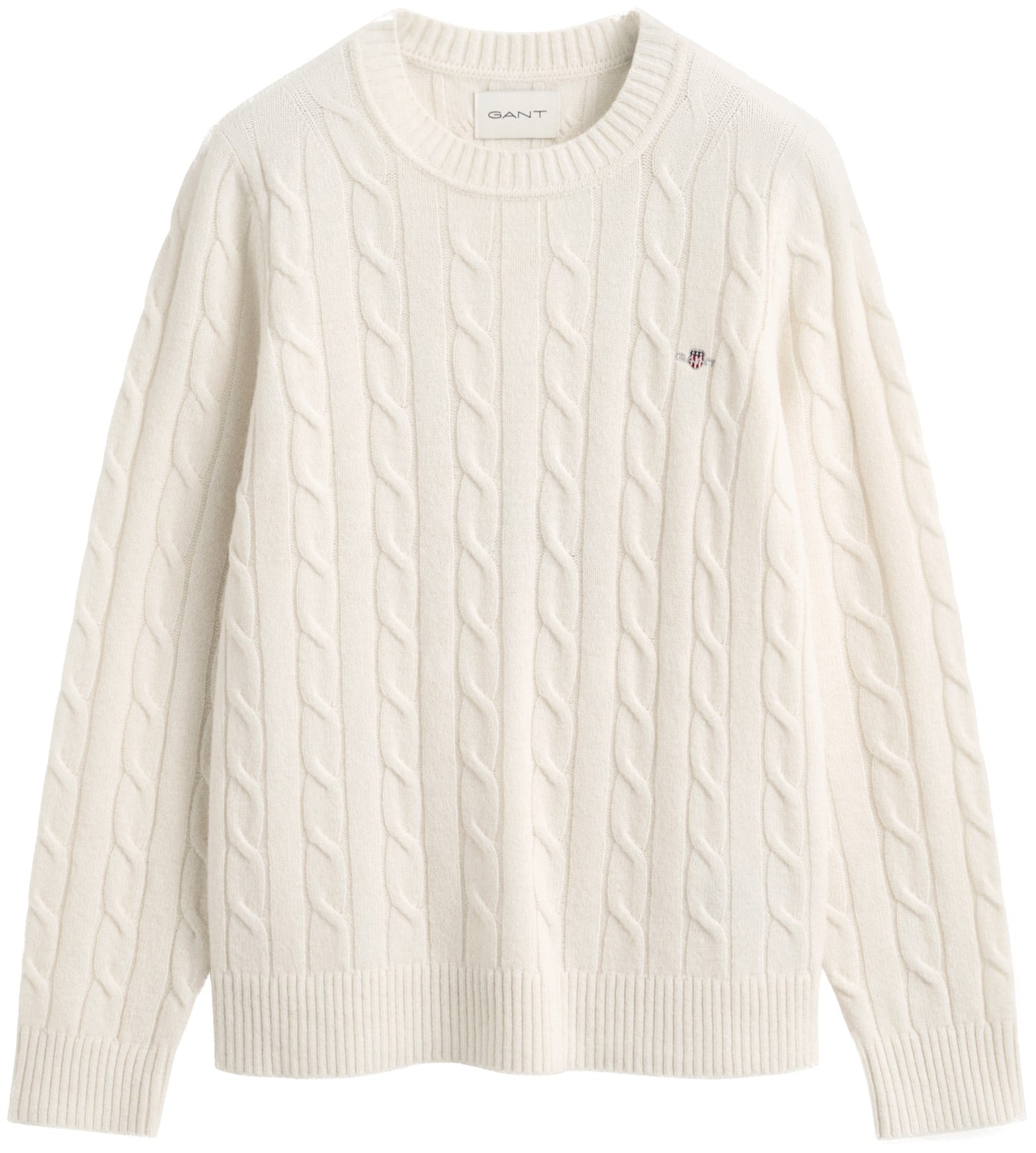 Lambswool Cable Cneck