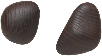 Cairn Hooks Set of 2 - Dark Brown - DKK 277 - Spar 25%