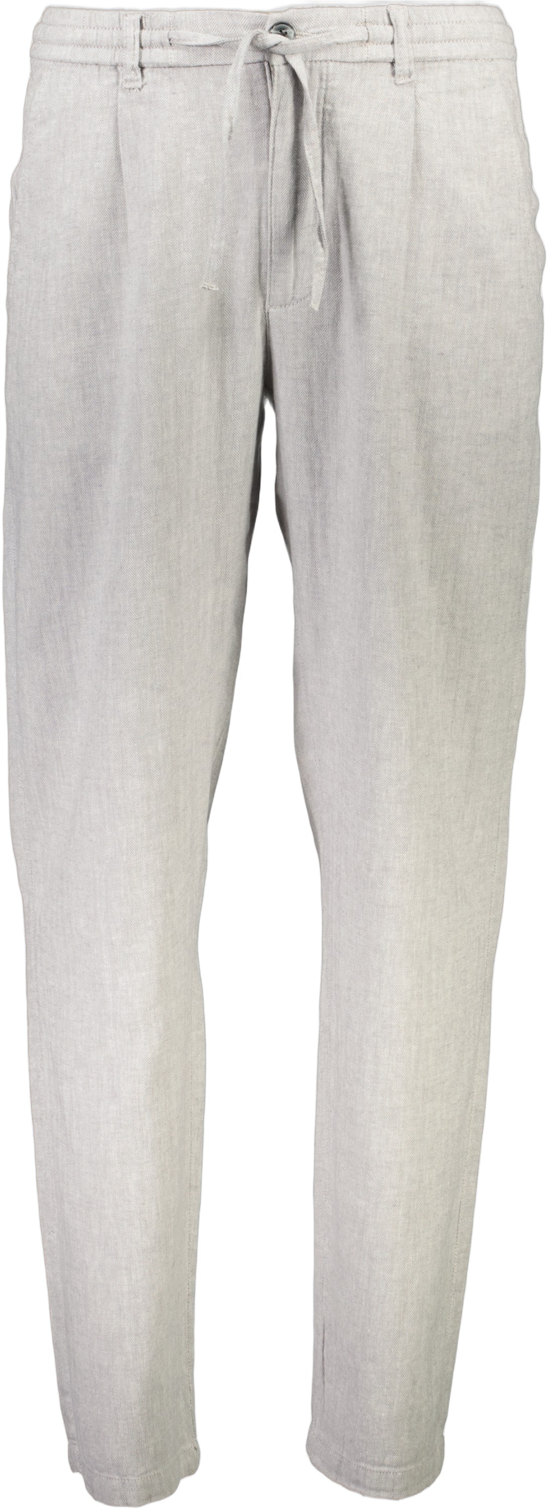 Linen Blend Herringbone Pants